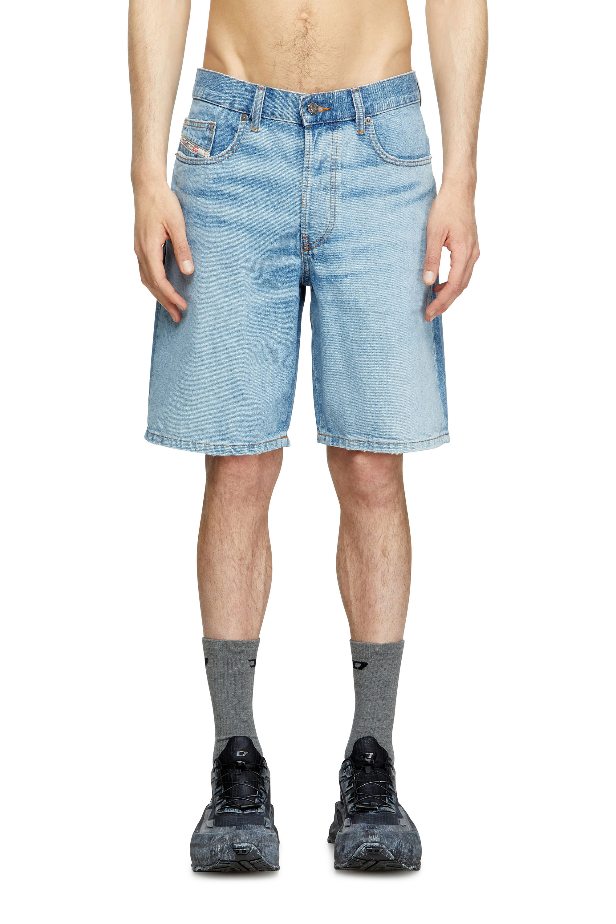 Diesel - REGULAR-SHORT, Short en denim Homme in Bleu - 1