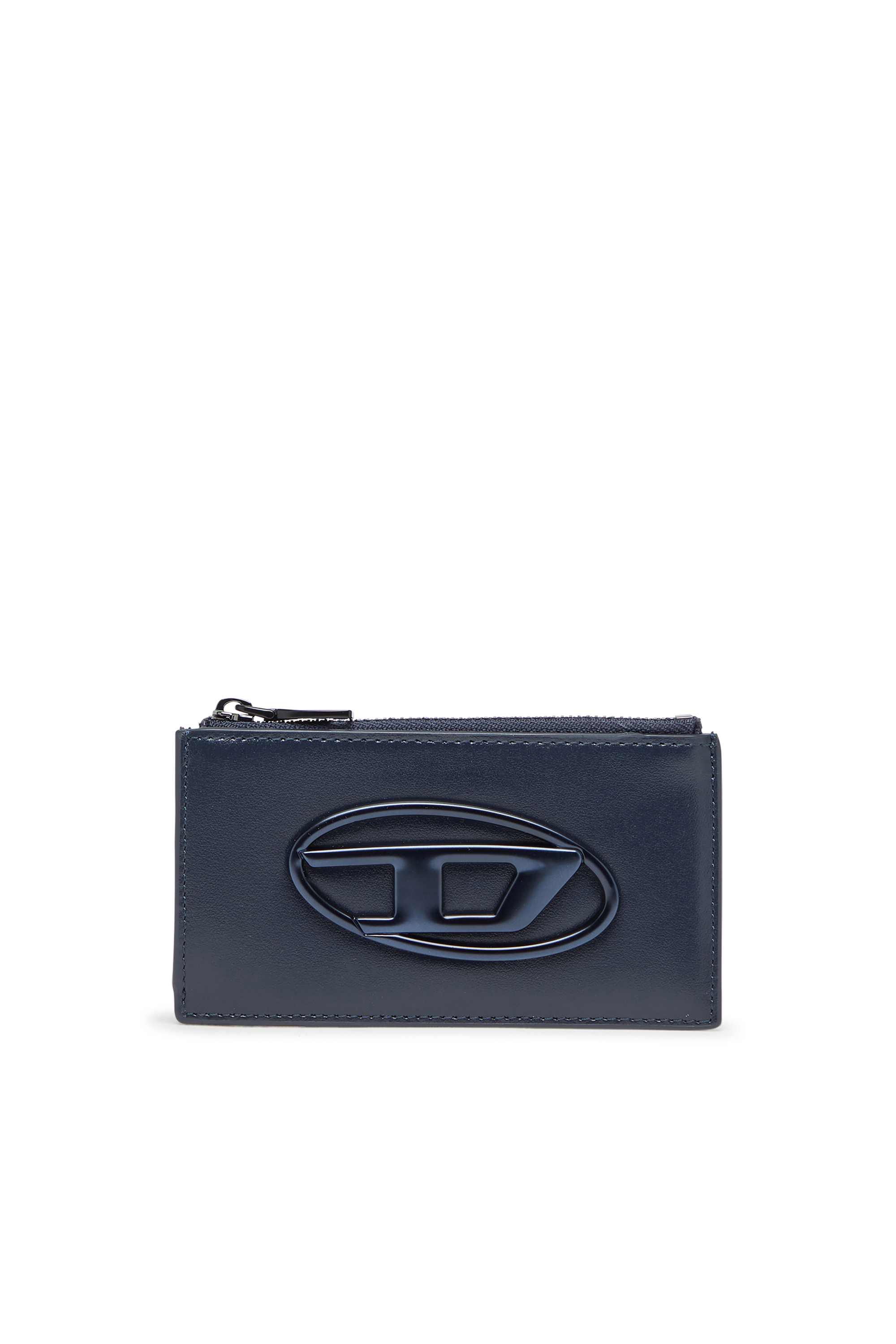 Diesel - HOLI-D CARD HOLDER III, Porte-cartes en cuir Homme in Bleu - 1