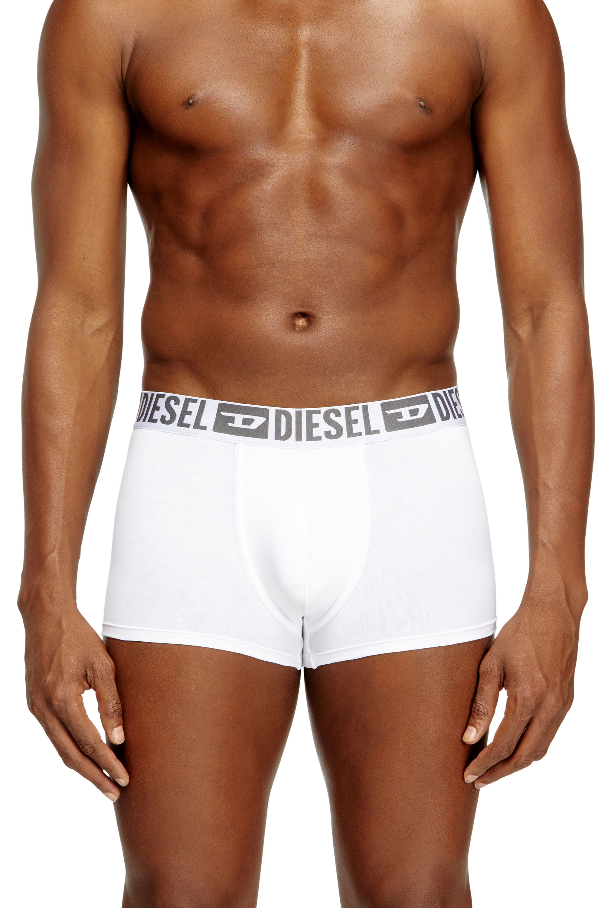 Diesel - MIKE-D-CORE-3PACK, Lot de 3 boxers en coton stretch avec ceinture ton sur ton Homme in Polychrome - 2