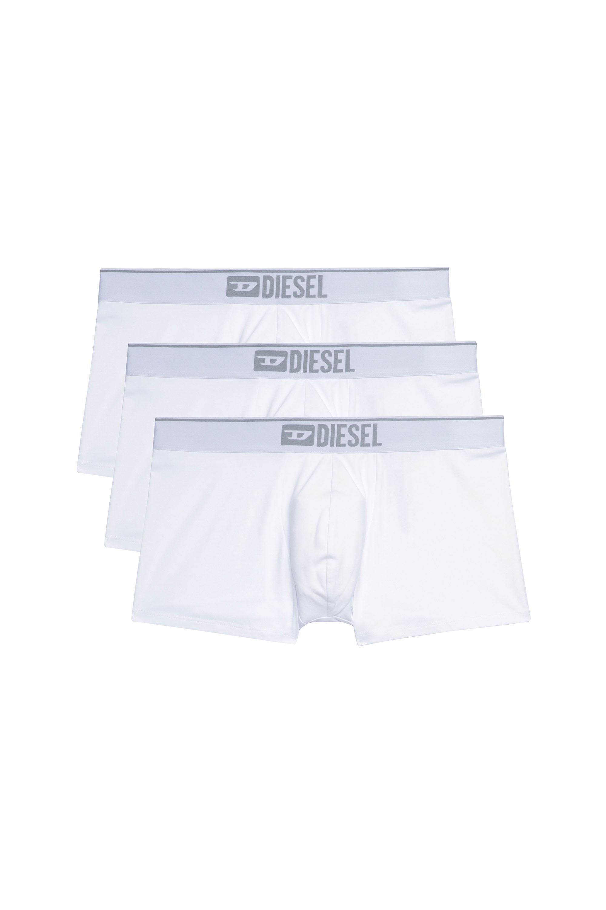 Diesel - UMBX-DAMIENTHREEPACK, Lot de trois boxers couleur unie Homme in Blanc - 2