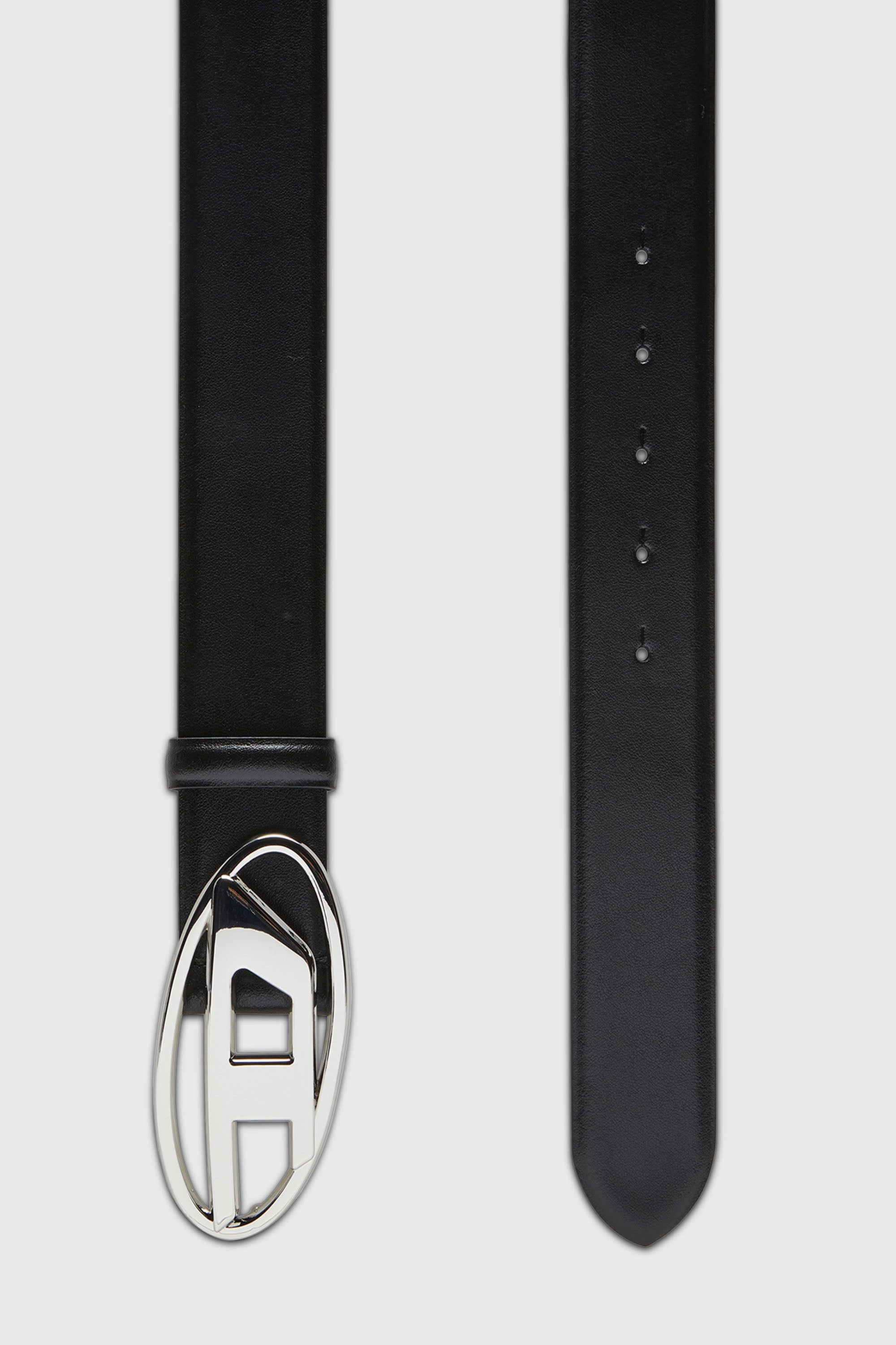 Diesel - B-1DR, Ceinture 4 cm en cuir avec boucle en D ovale Homme in Noir - 2