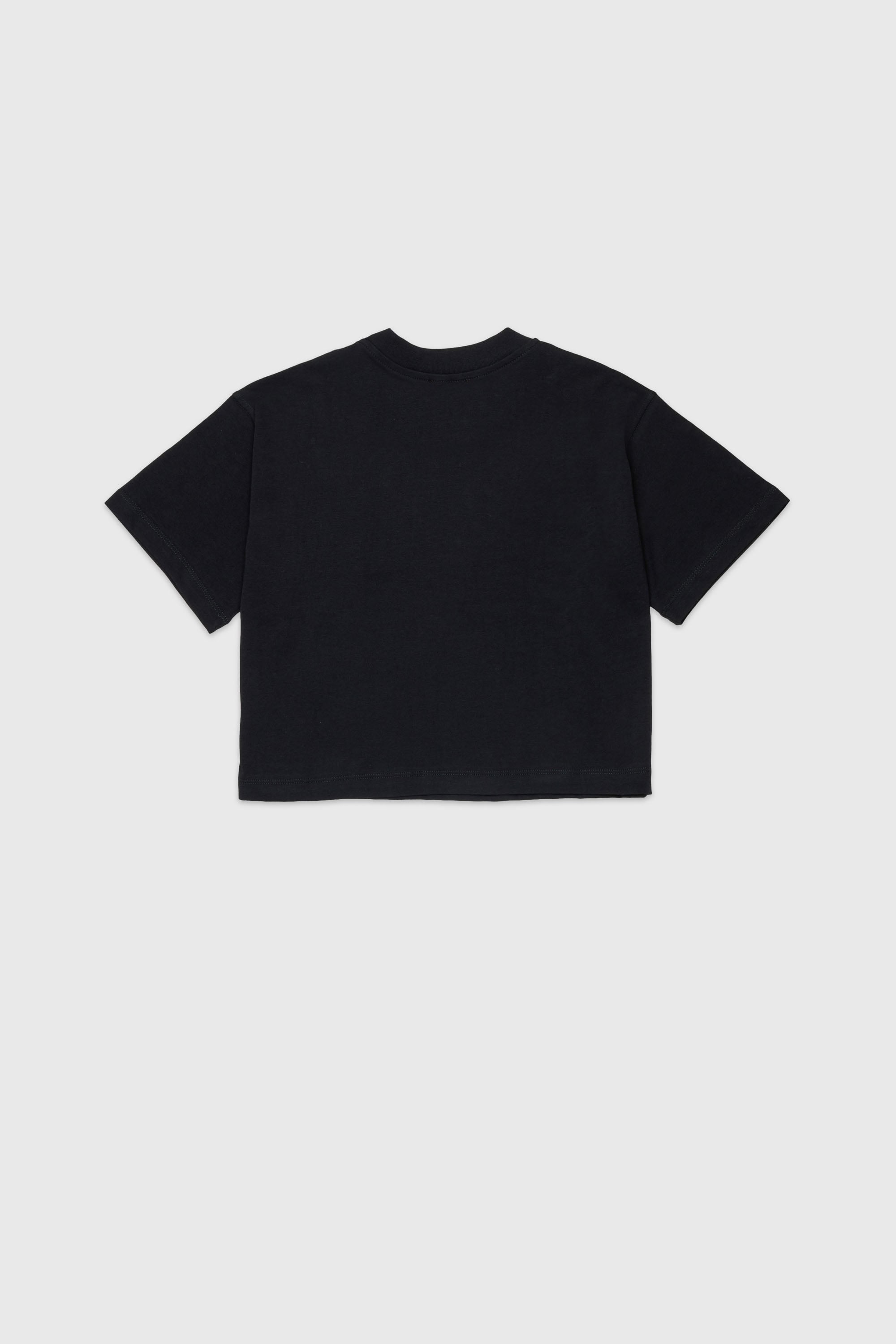 Diesel - TLIXIN, T-shirt cropped avec logo Oval D Femme in Noir - 2