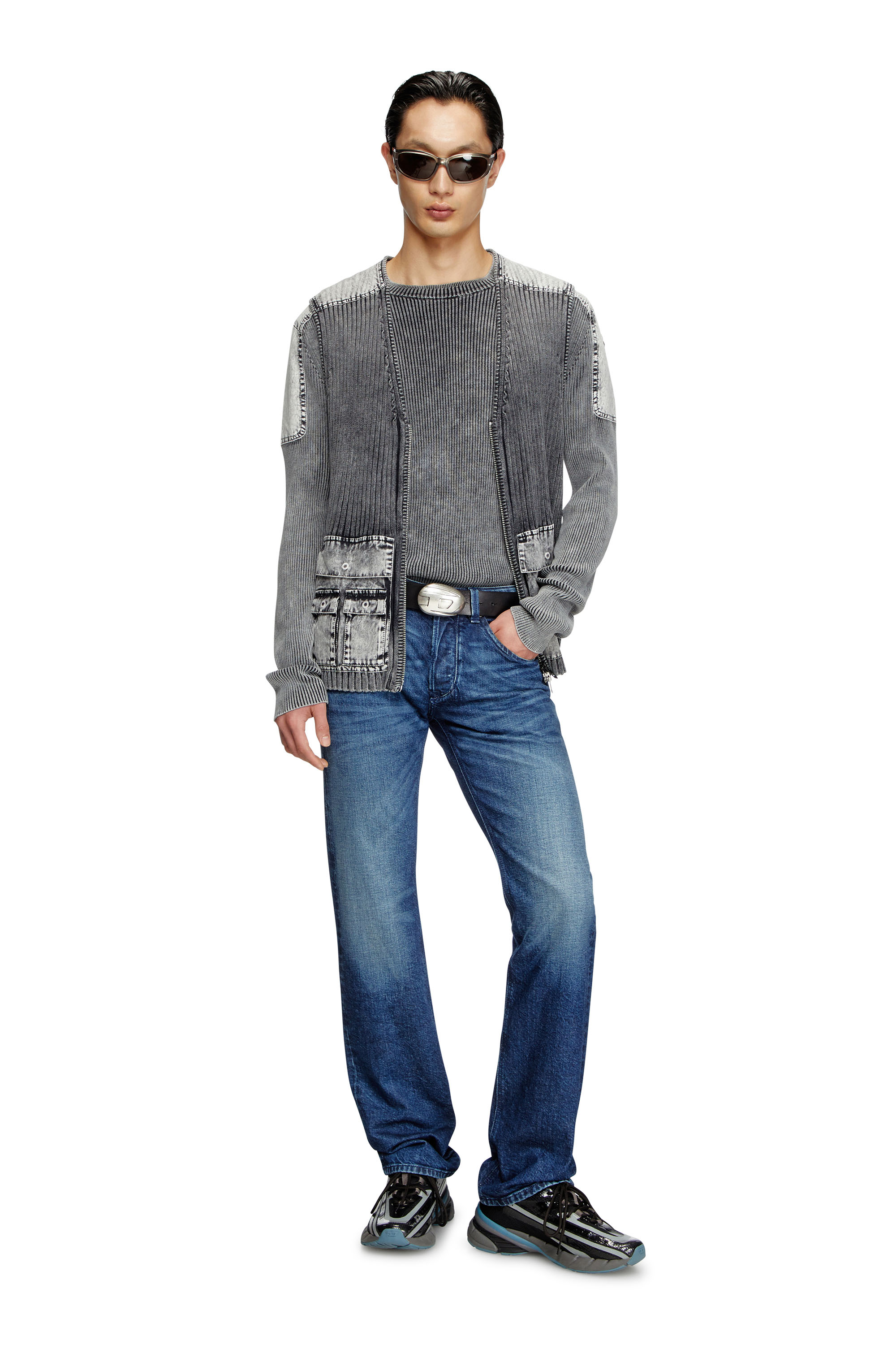 Diesel - Regular Jeans 1985 Larkee 09L51 Homme, Bleu Foncé - Image 1