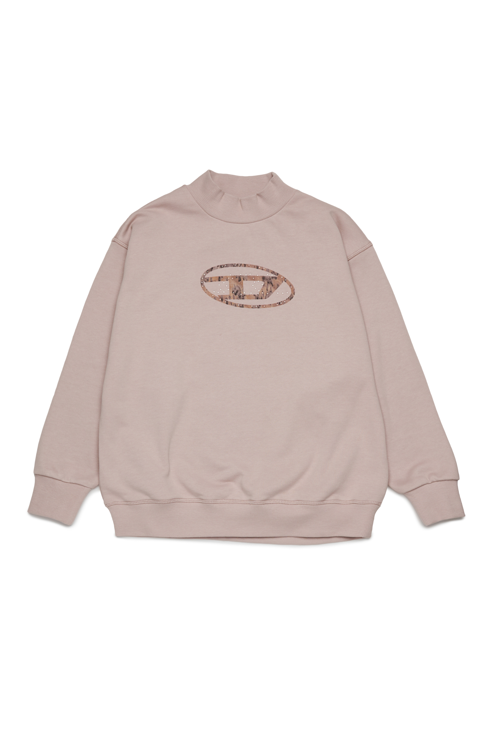 Diesel - SDOLSY, Sweat en coton avec logo sur le devant Femme in Rose - 1