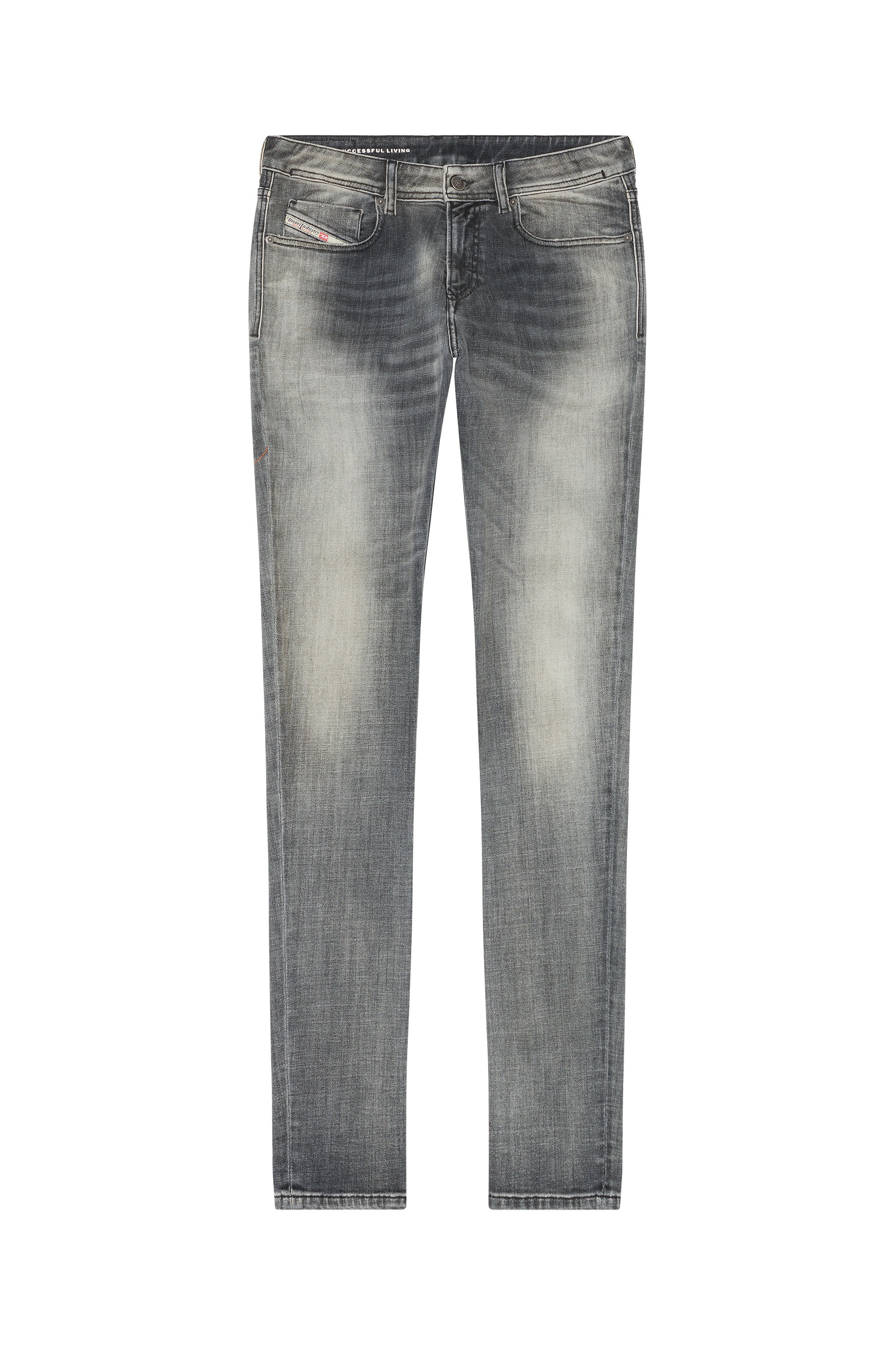 Diesel - Skinny Jeans 1979 Sleenker 09E71 Homme, Noir/Gris foncé - Image 2