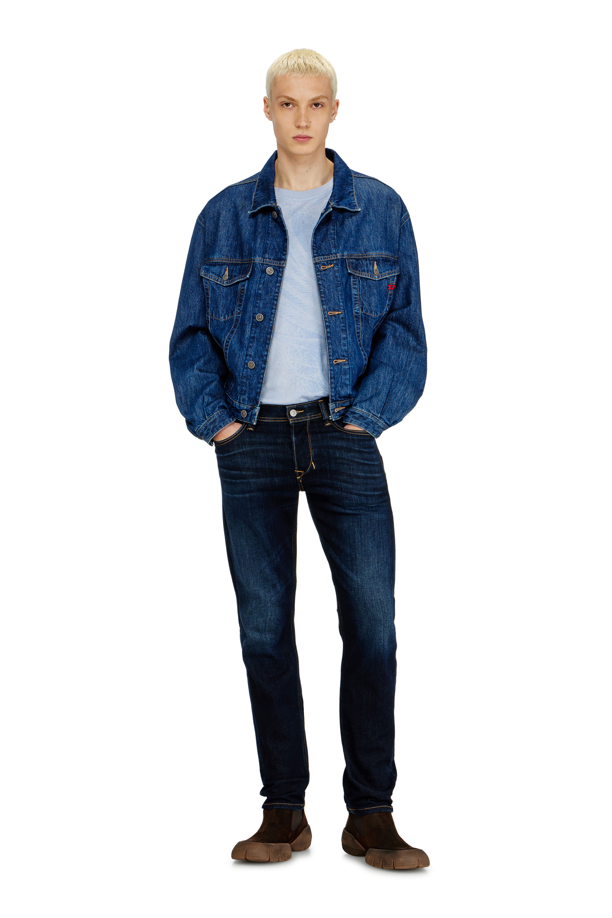 Diesel - Regular Jeans 1986 Larkee-Beex 09Q15 Homme, Bleu Fonc&eacute; - Image 1