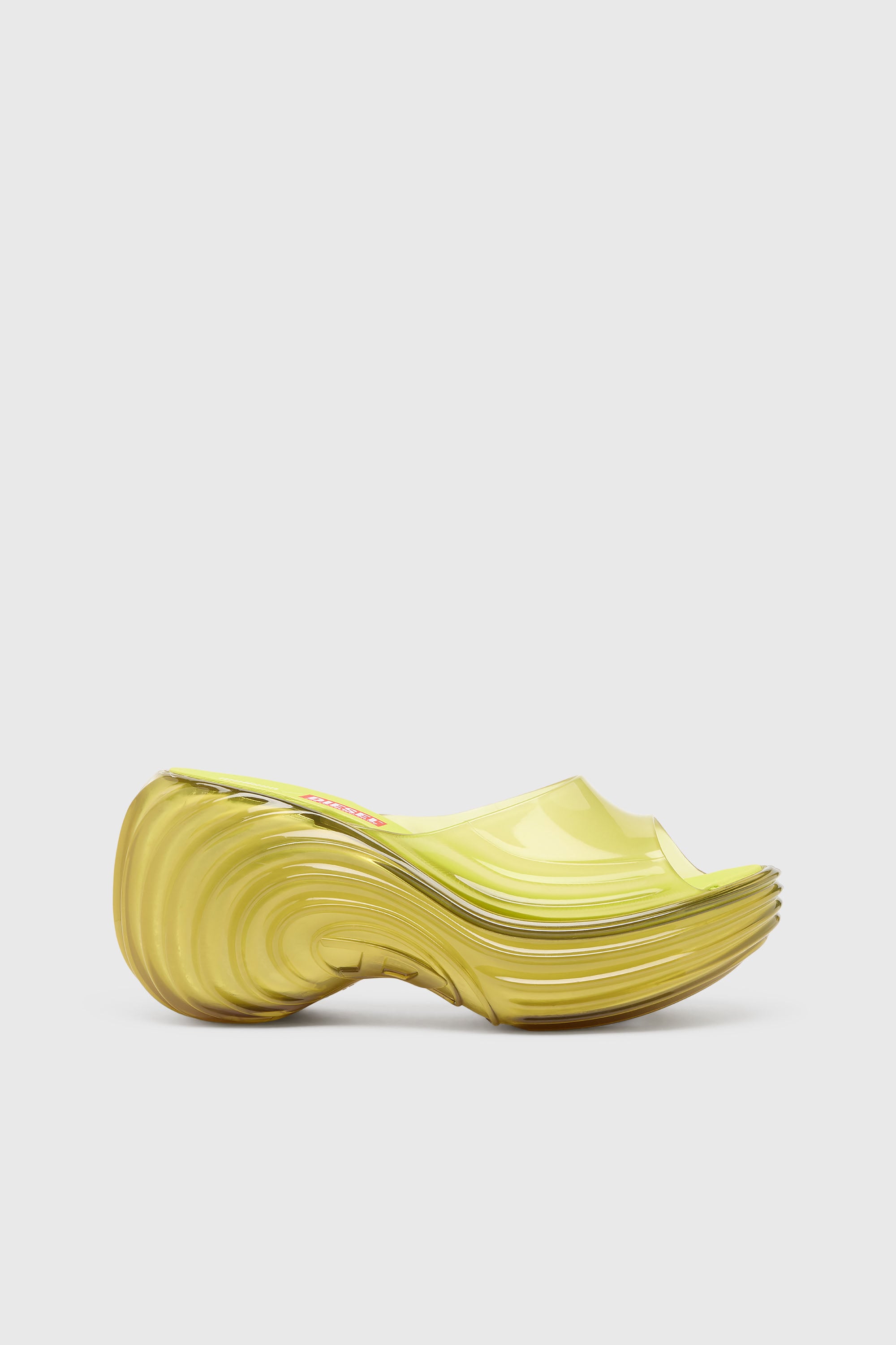 Diesel - MELISSA QUANTUM PLATFORM, Mule &agrave; plateforme en Melflex&reg; Femme in Jaune - 2