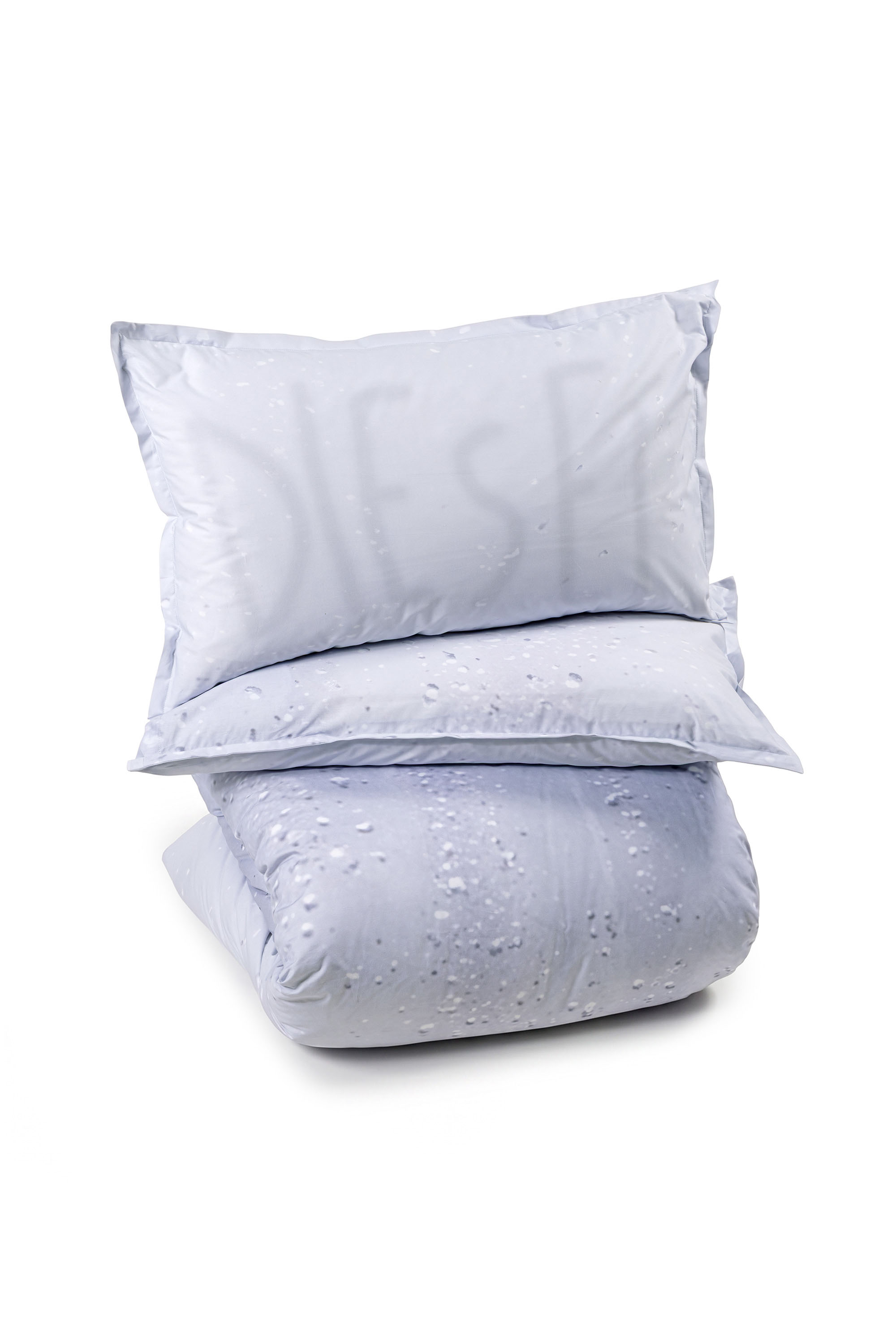 Diesel - 1018097  WET PERCALE DUVET COVER SET, Parure de lit en percale pour lit queen size Mixte in Gris - 2