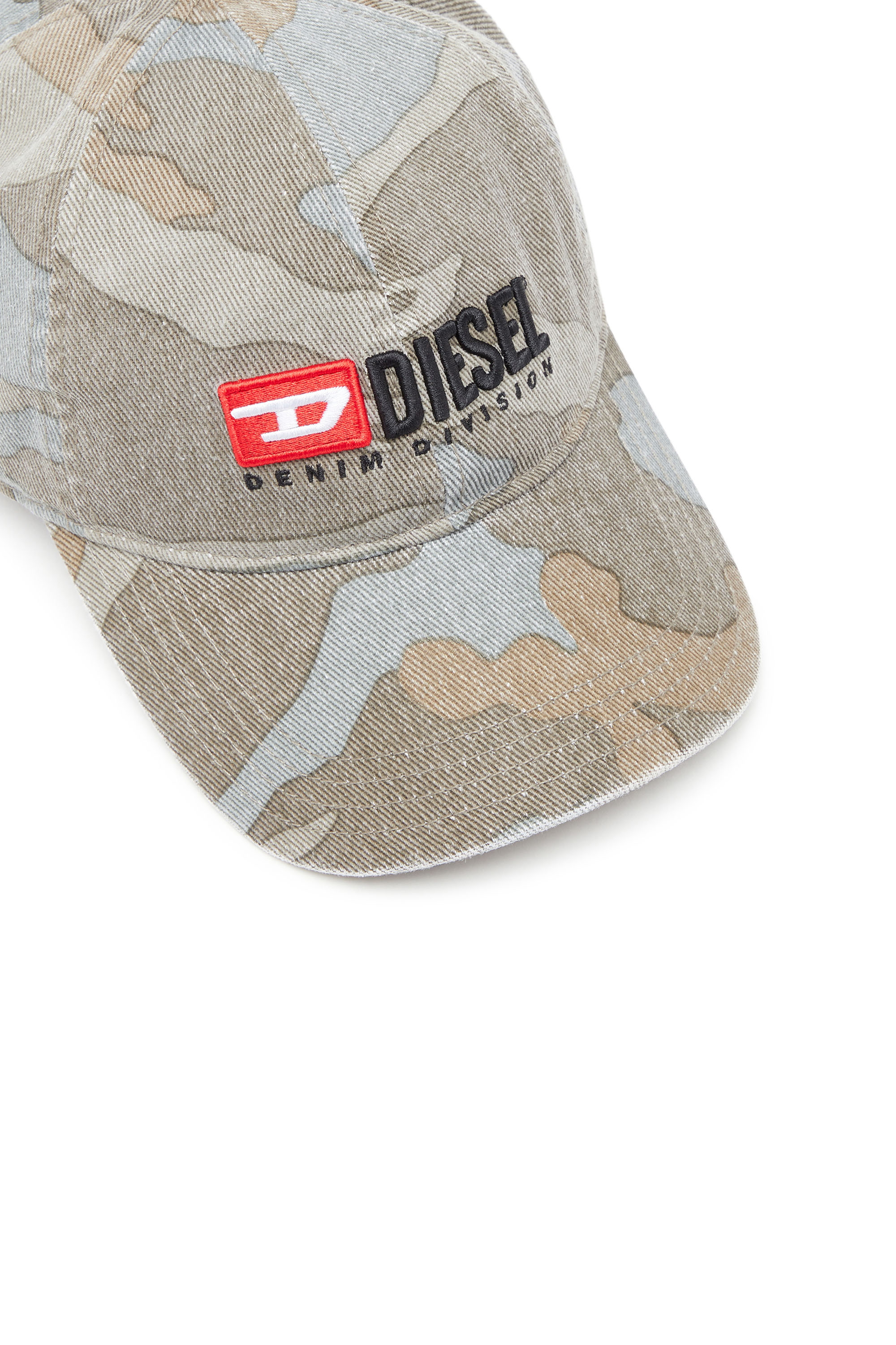 Diesel - CORRY-DIV-CMF, Casquette de baseball avec imprimé camouflage Homme in Polychrome - 3