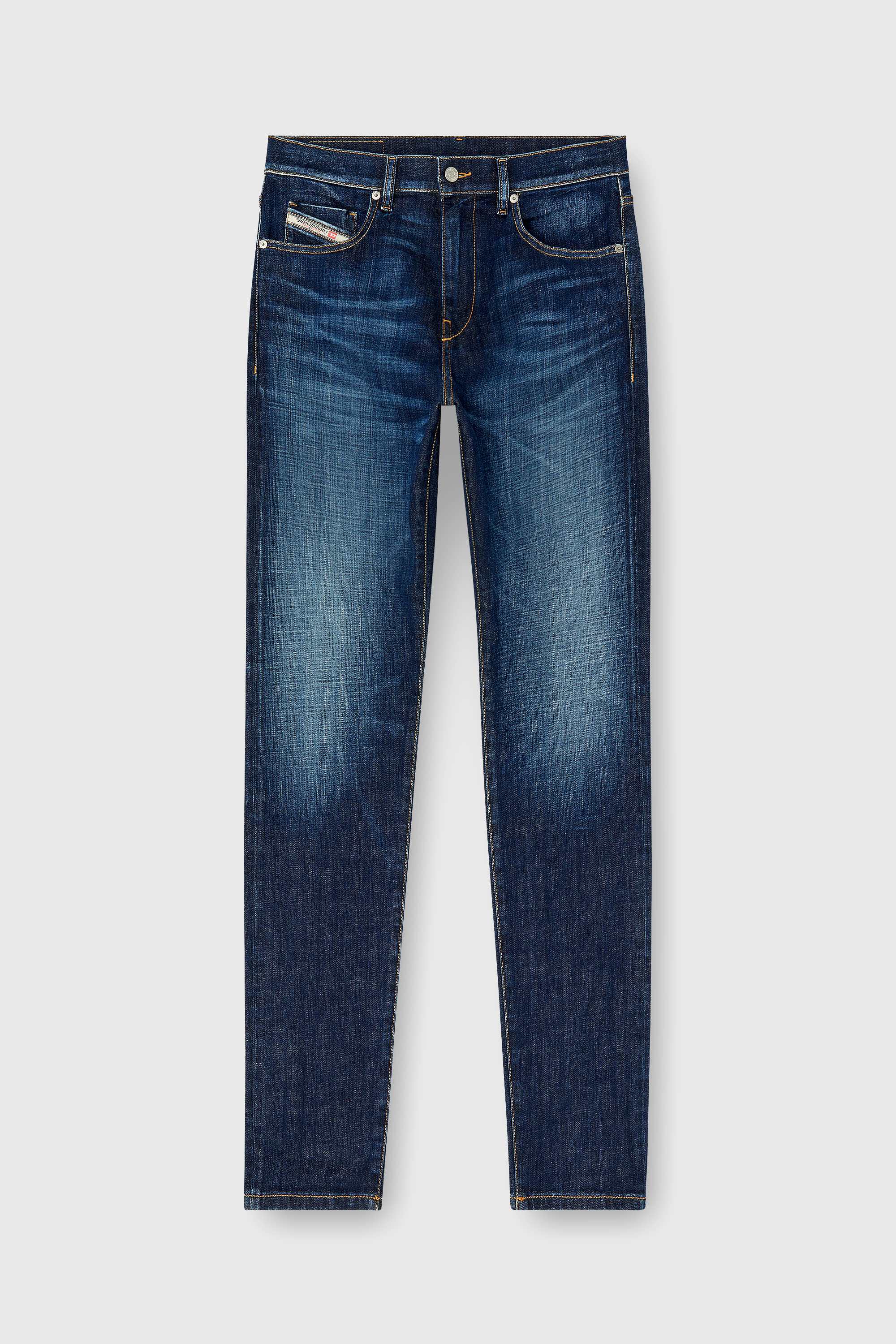 Diesel - Slim Jeans 2019 D-Strukt 09L61 Homme, Bleu moyen - Image 2