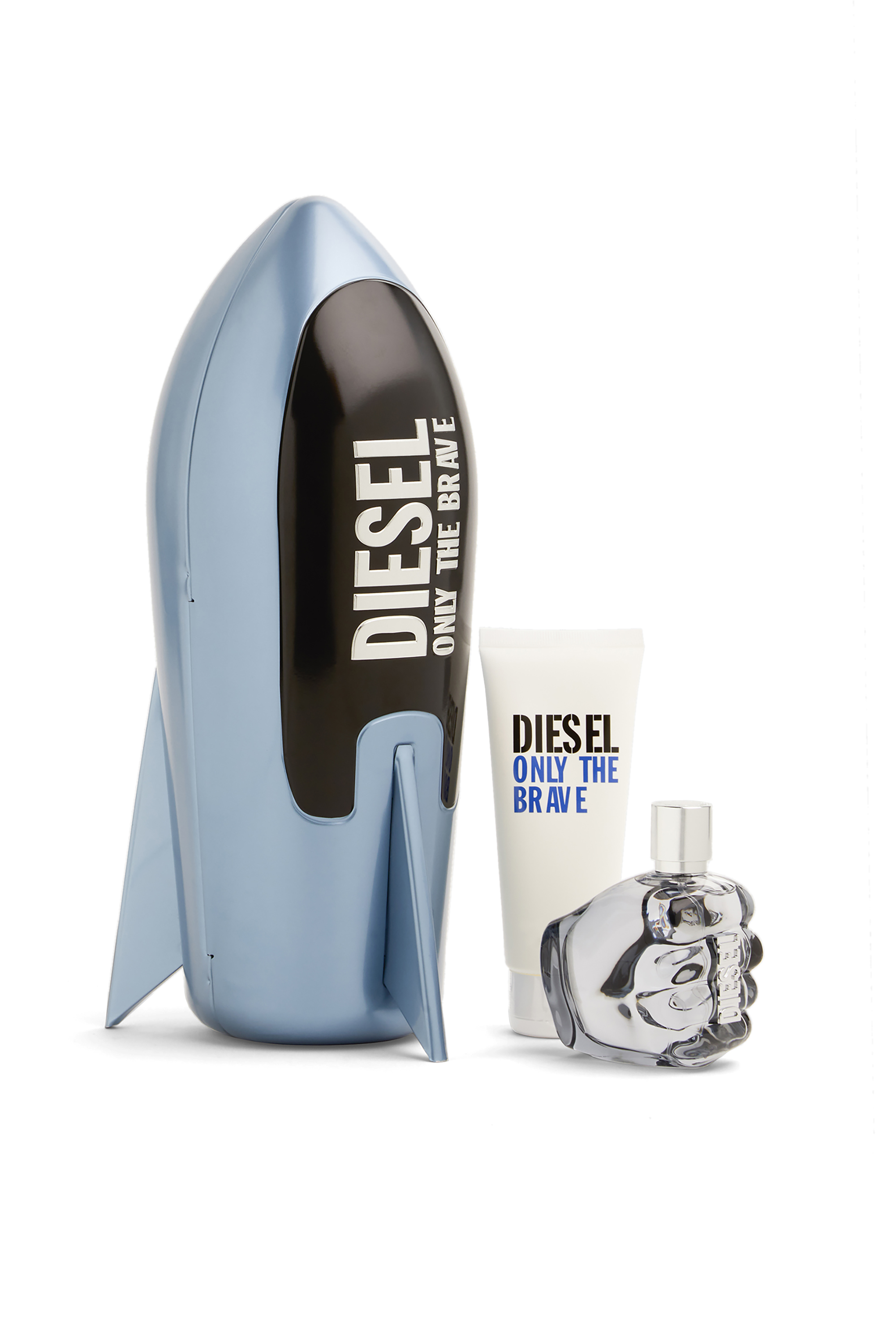 Diesel - ONLY THE BRAVE 75ML PREMIUM GIFT SET, Coffret cadeau ONLY THE BRAVE Homme in Bleu - 1