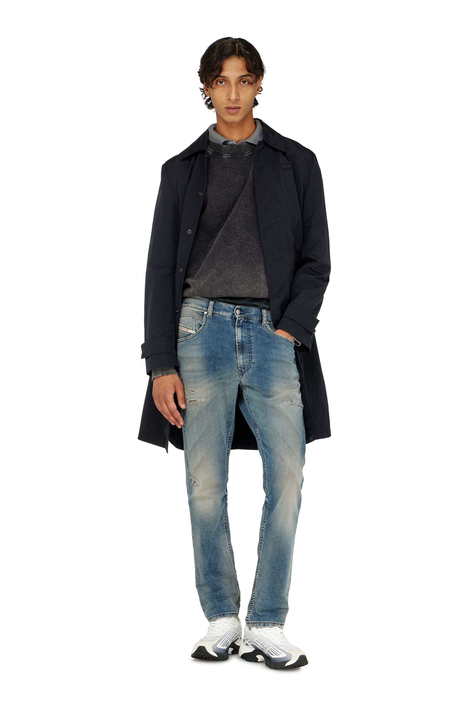 Diesel - Regular 2032 D-Krooley-BW Joggjeans&reg; 068WY Homme, Bleu moyen - Image 1