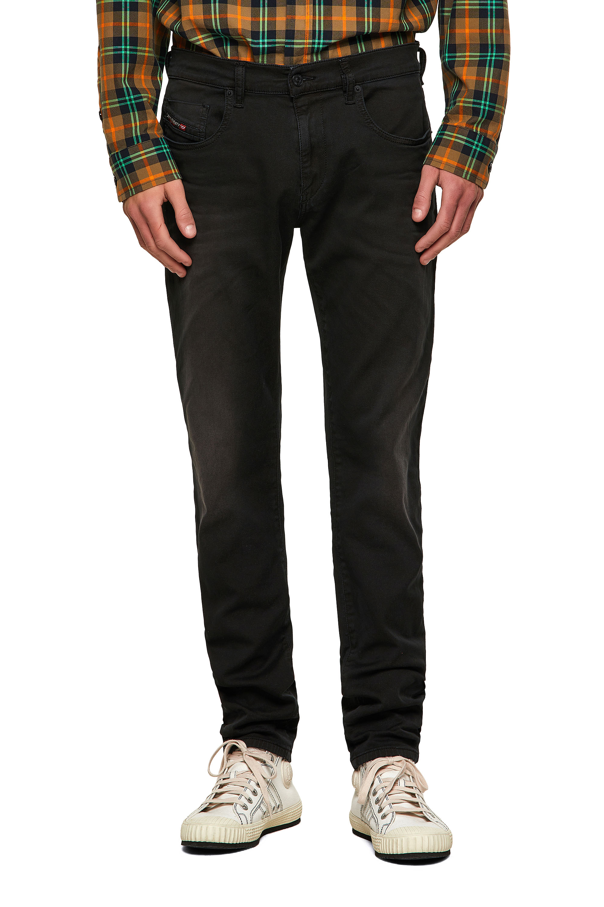 D-Strukt JoggJeans® 0670M, Noir/Gris foncé - Jeans