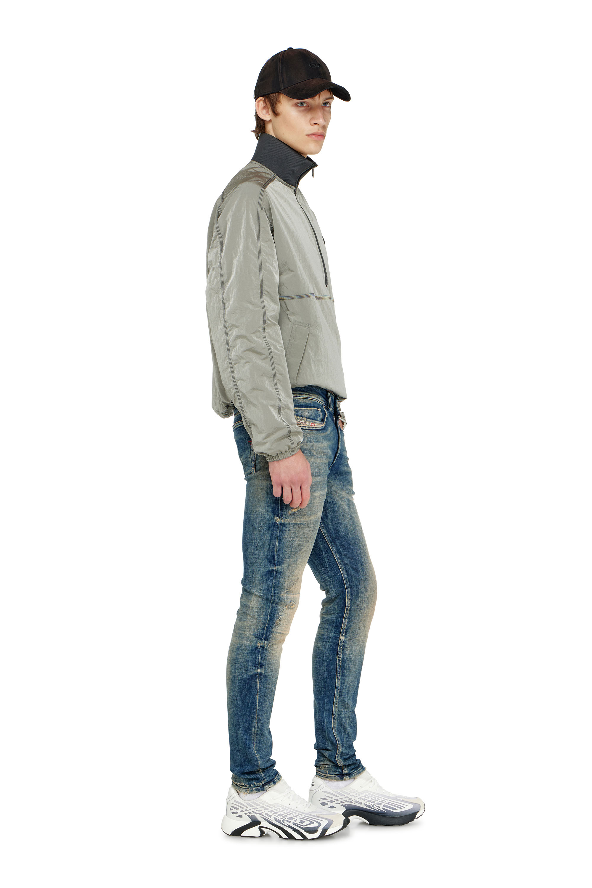 Diesel - Skinny Jeans 1979 Sleenker 09P68 Homme, Bleu Fonc&eacute; - Image 2