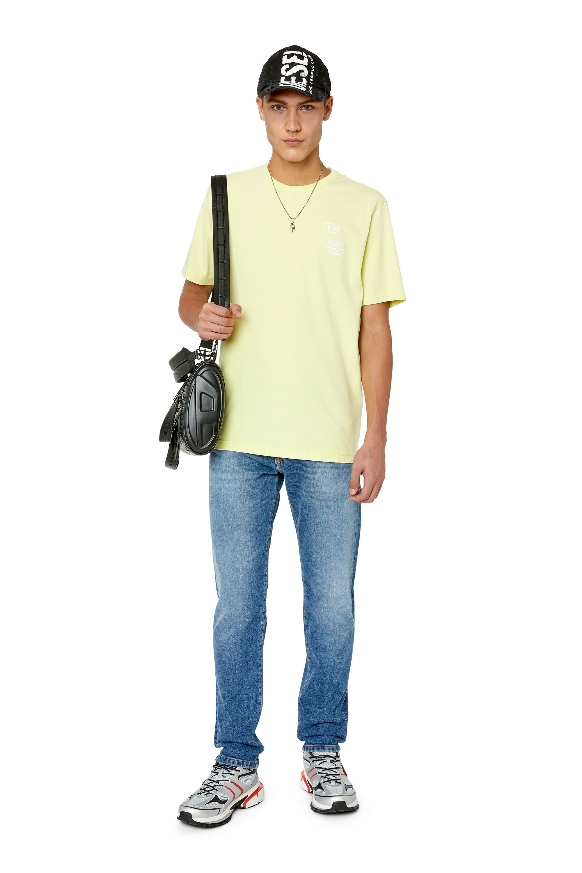 Diesel - 2019 D-Strukt 0NFAJ Slim Jeans, Bleu moyen - Image 5