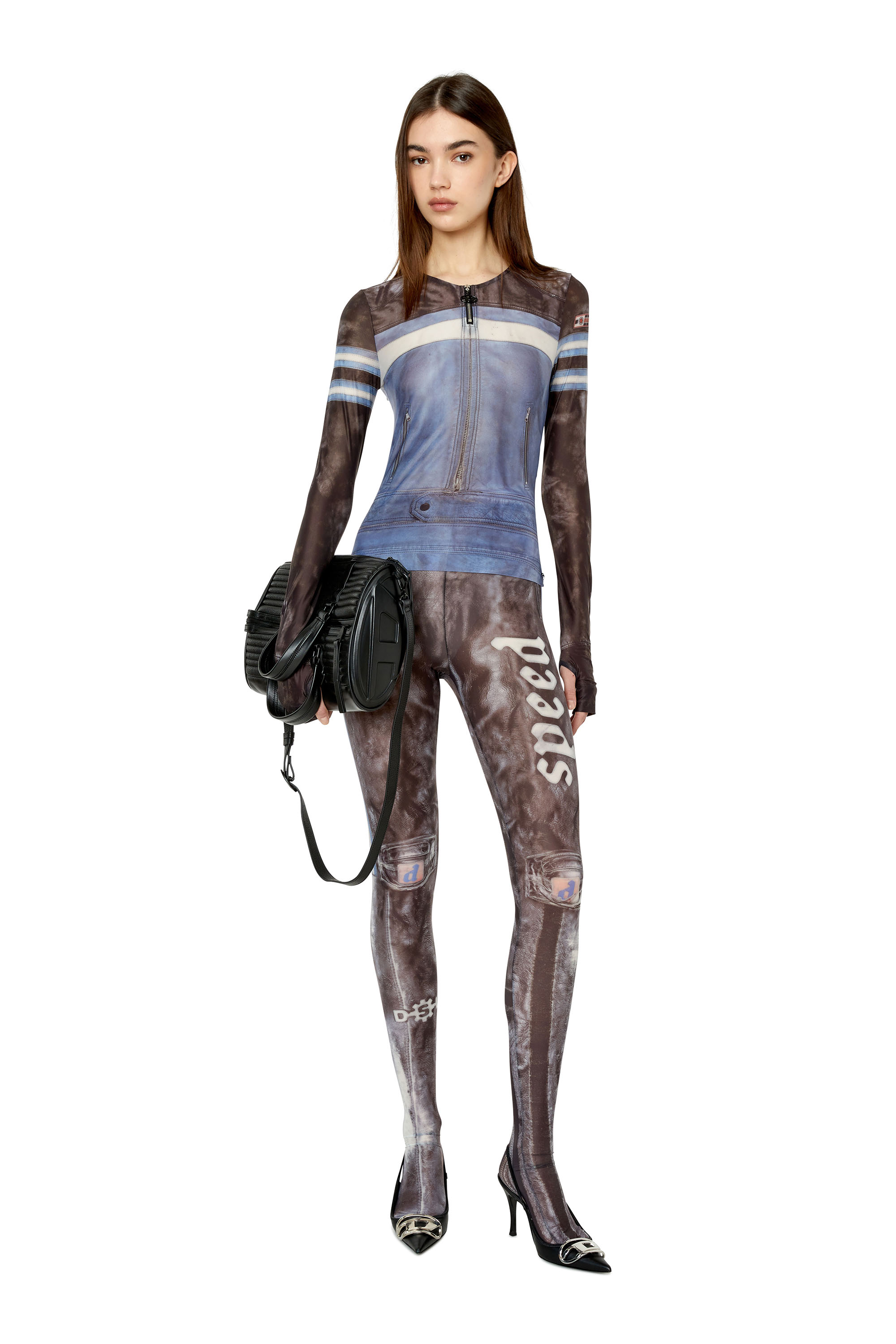 Diesel - T-CLAUZI, Noir/Bleu - Image 2