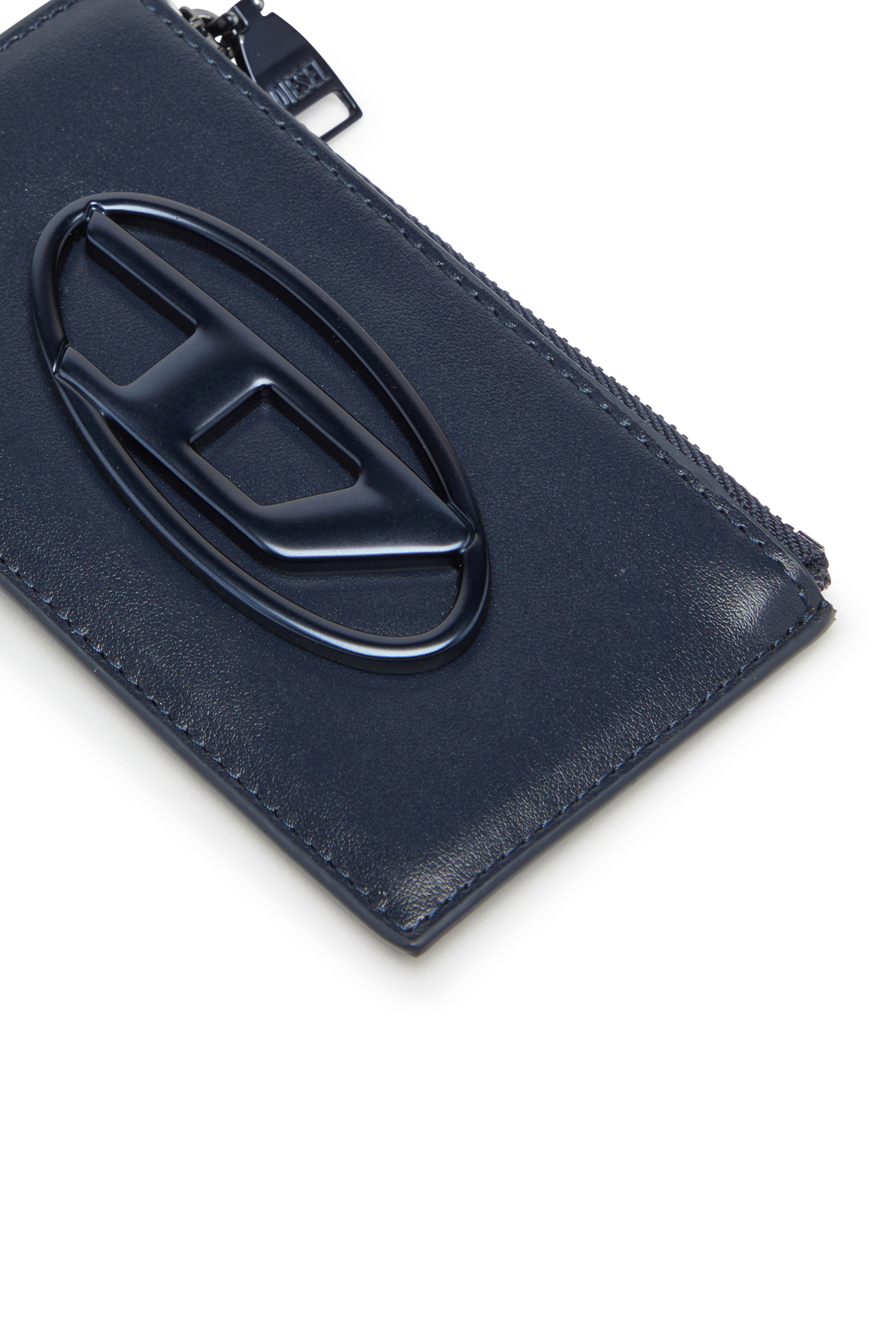 Diesel - HOLI-D CARD HOLDER III, Porte-cartes en cuir Homme in Bleu - 3