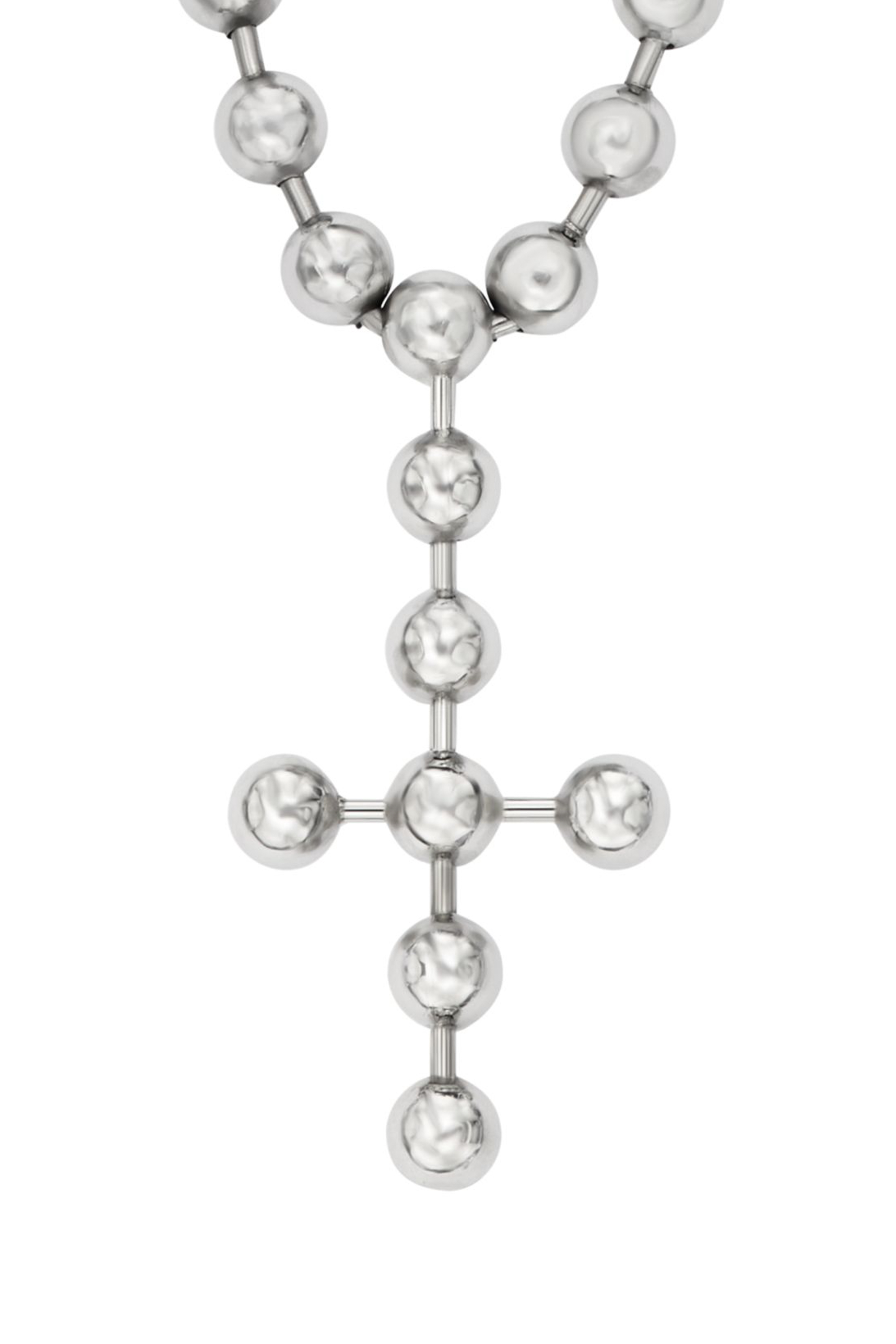 Diesel - DX167440 JEWELLERY, Collier cha&icirc;ne en acier inoxydable Mixte in Gris argent&eacute; - 2