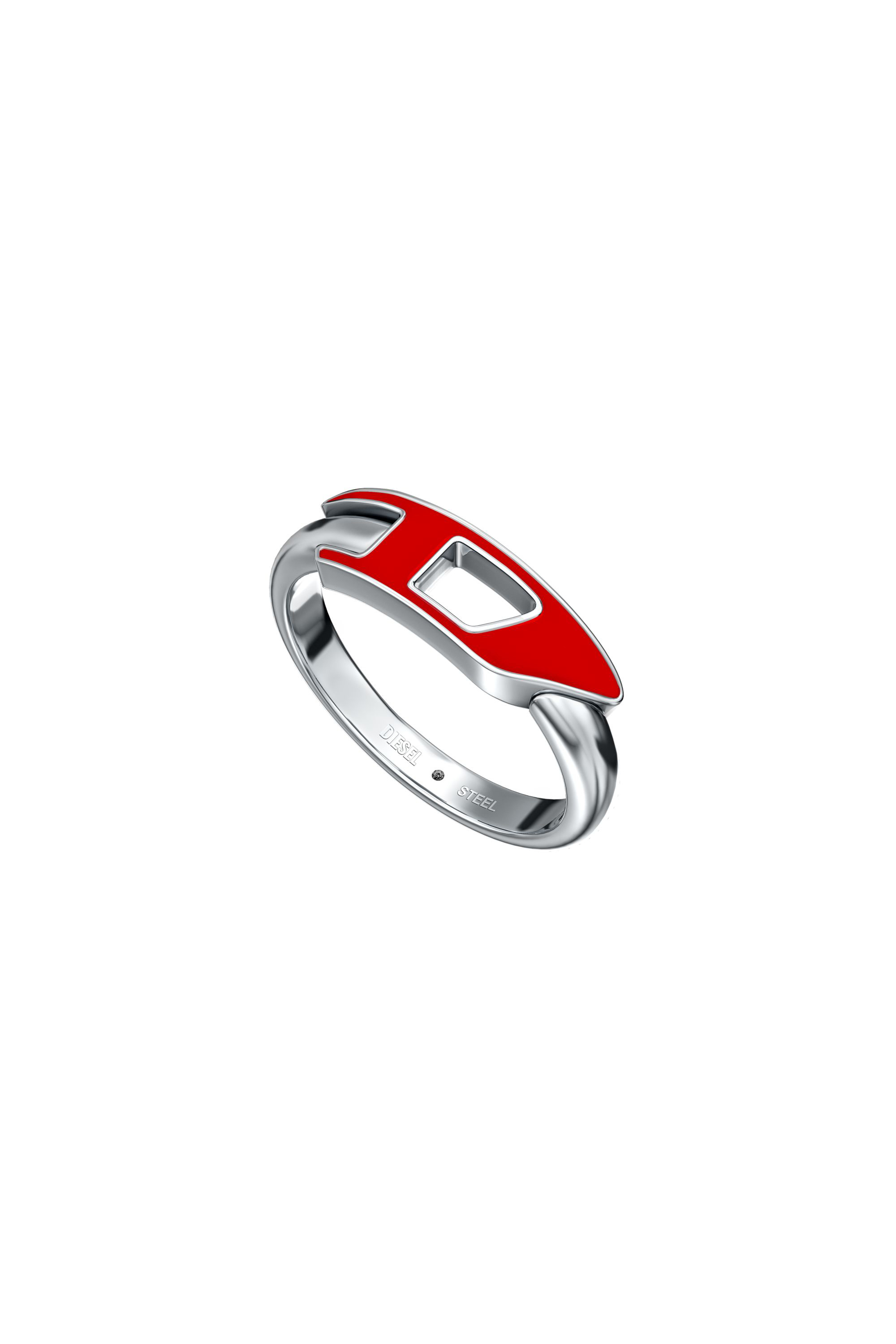 Diesel - DX1688040 JEWELLERY, Bague en acier inoxydable Mixte in Gris argent&eacute; - 4