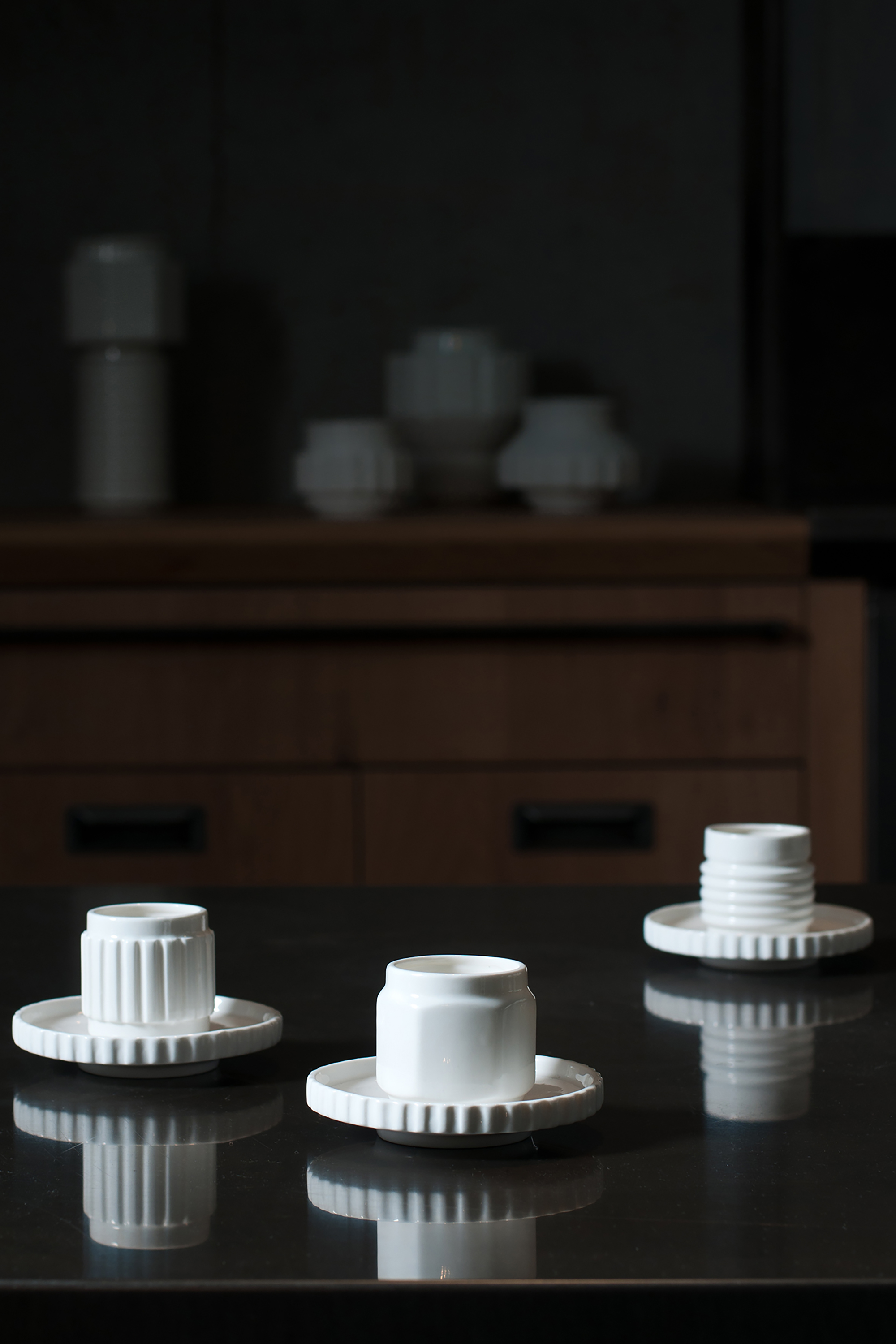 Diesel - 10975 MACHINE COLLEC, Tasse à café et soucoupe en porcelaine Mixte in Blanc - 3