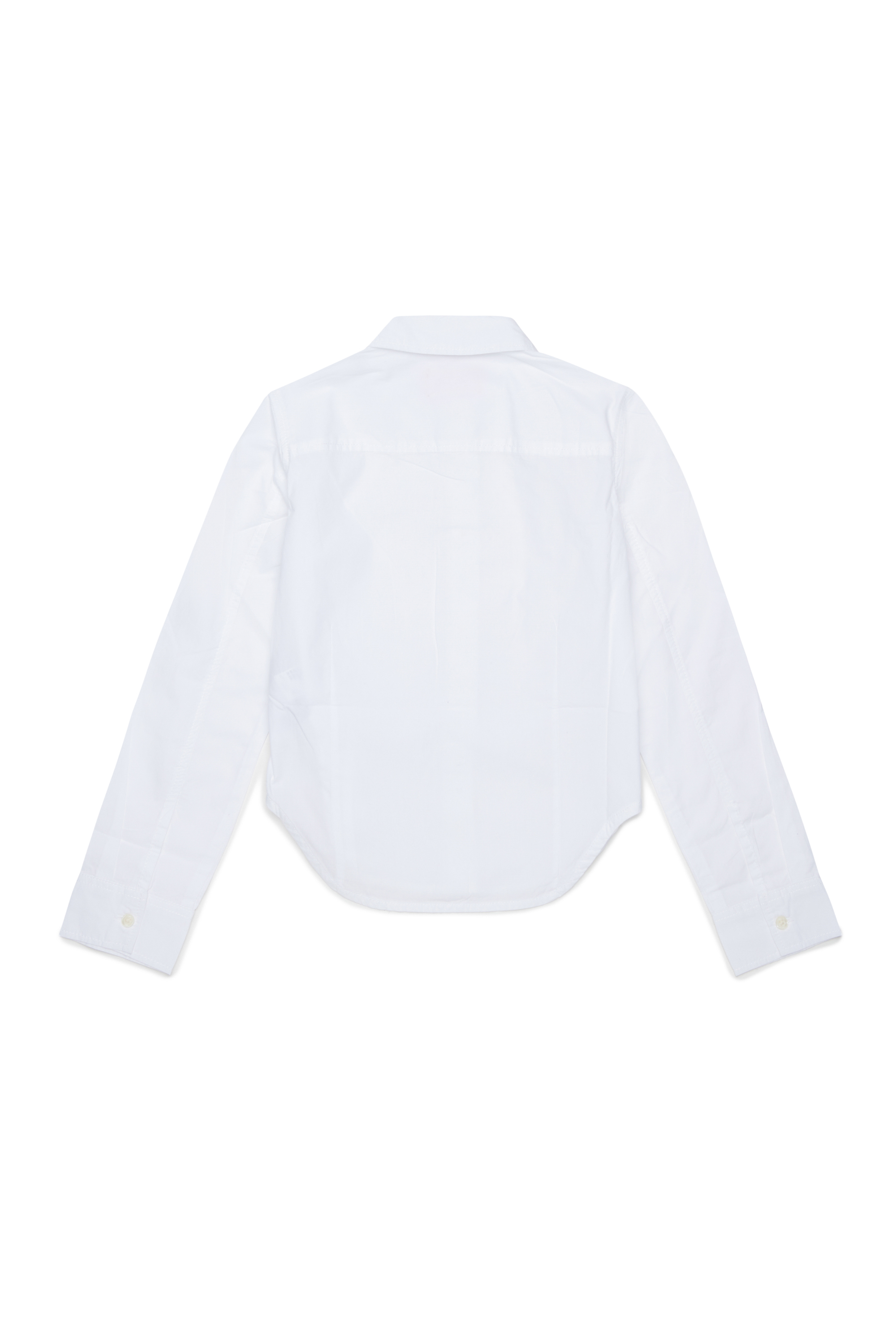 Diesel - CLAIRE, Chemise en coton avec col Oval D Femme in Blanc - 2