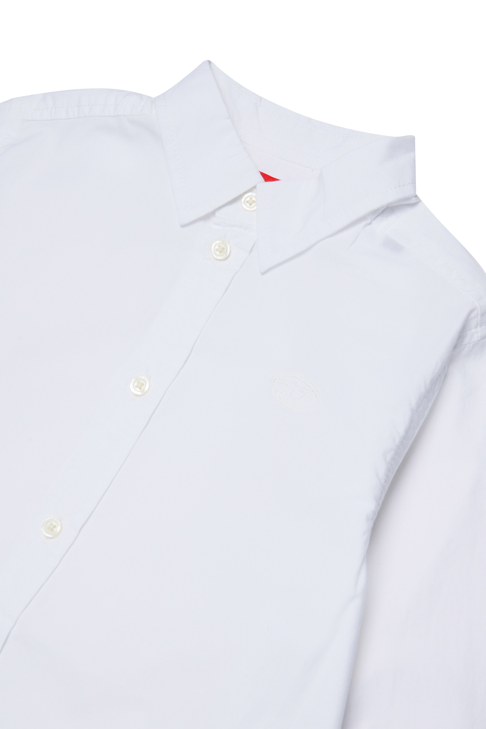 Diesel - CSTAN, Chemise en coton Homme in Blanc - 3