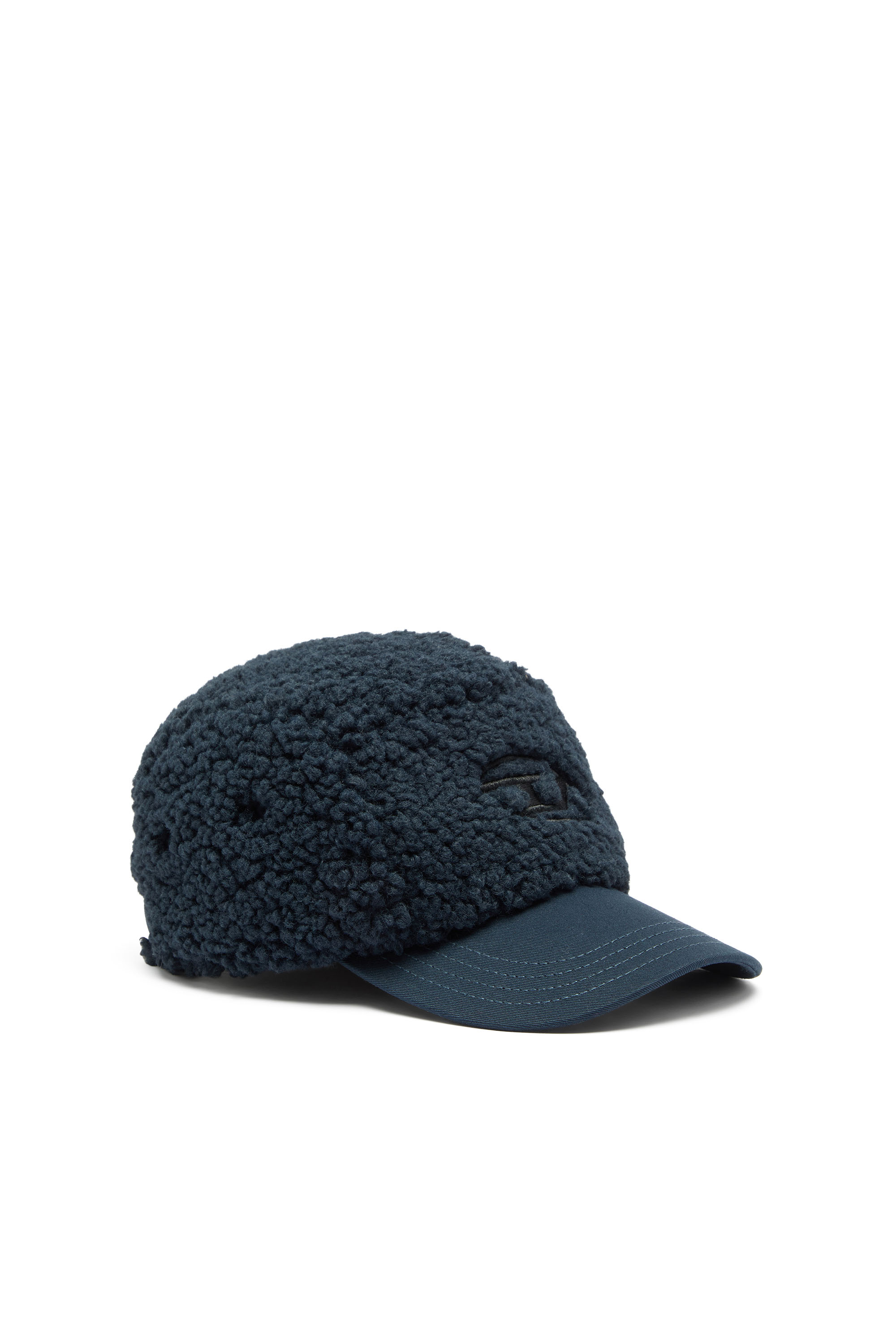 Diesel - C-TED, Sherpa baseball cap avec broderie Oval D Homme in ToBeDefined - 1