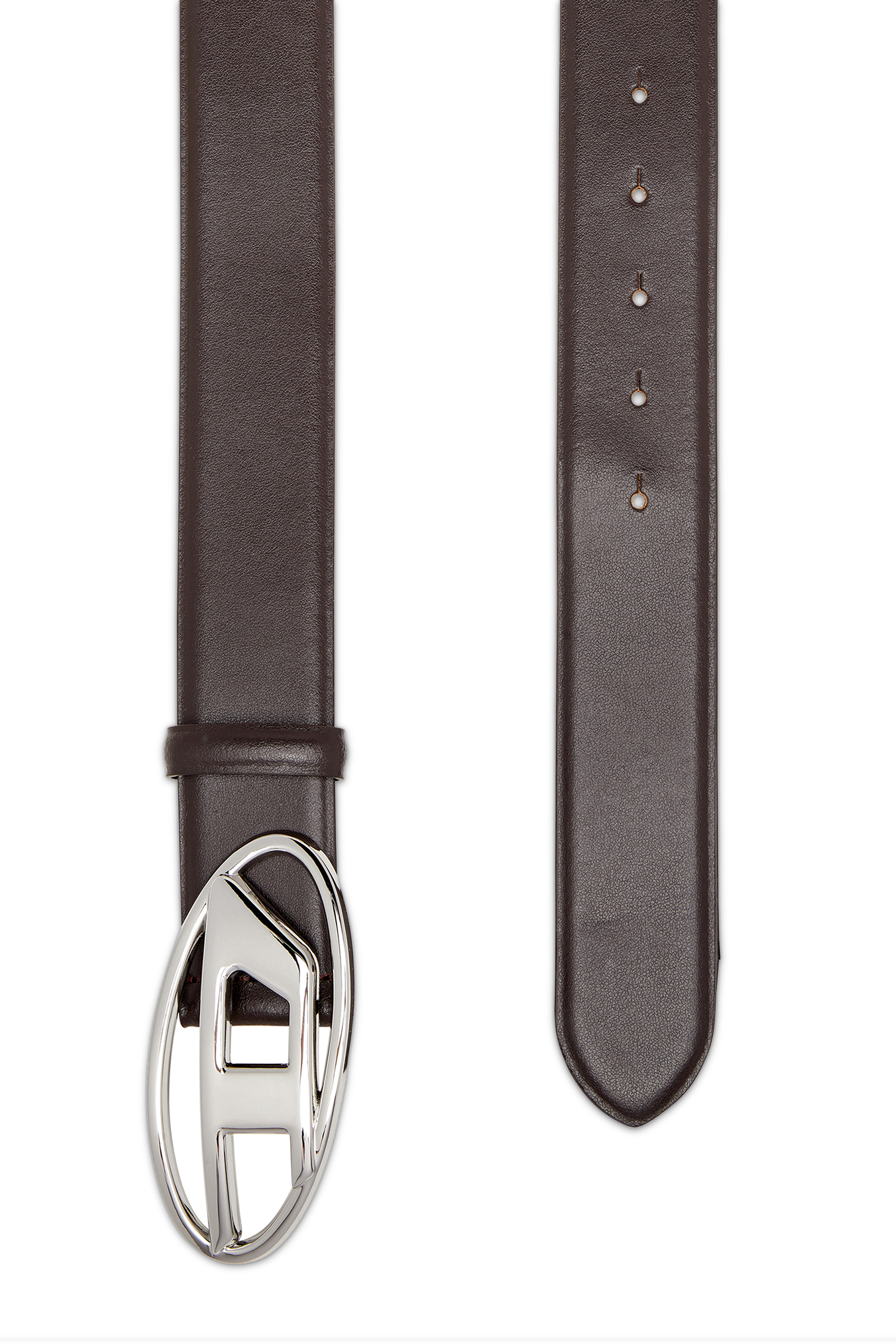 Diesel - B-1DR, Ceinture 4 cm en cuir avec boucle en D ovale Homme in Marron - 2