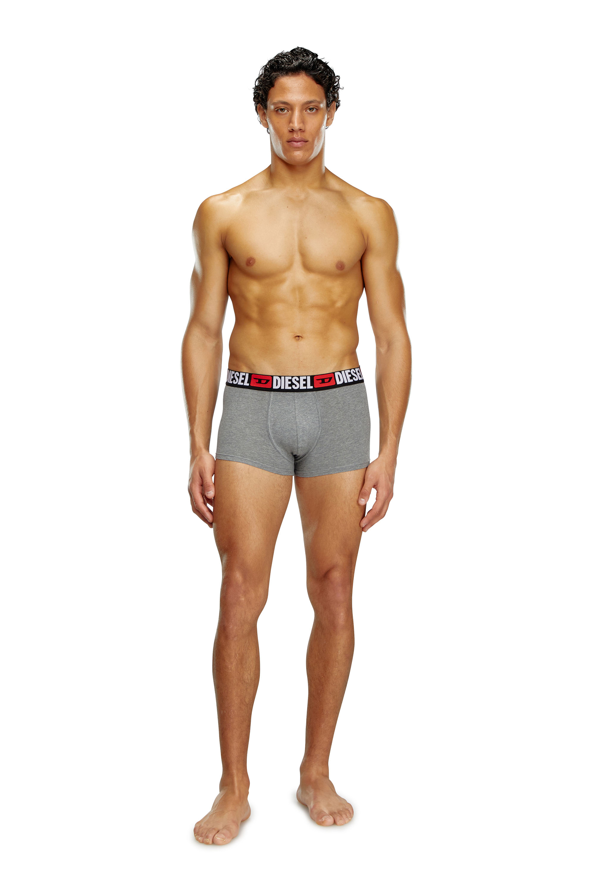 Diesel - UMBX-DAMIENTHREEPACK, Lot de trois boxers avec taille ornée du logo sur toute la surface Homme in Polychrome - 1