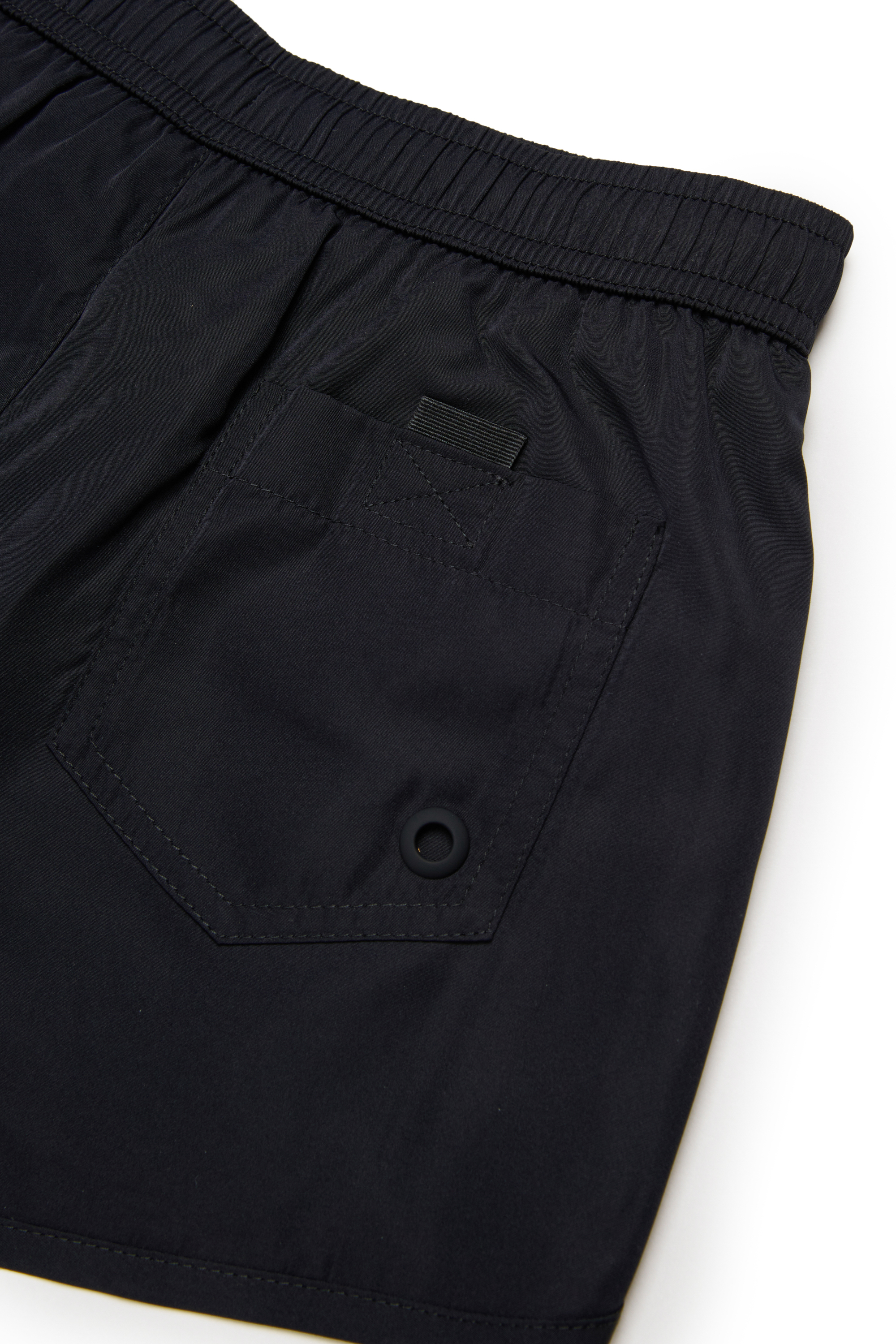 Diesel - MIARD, Short de bain avec D contrastant Homme in Noir - 4
