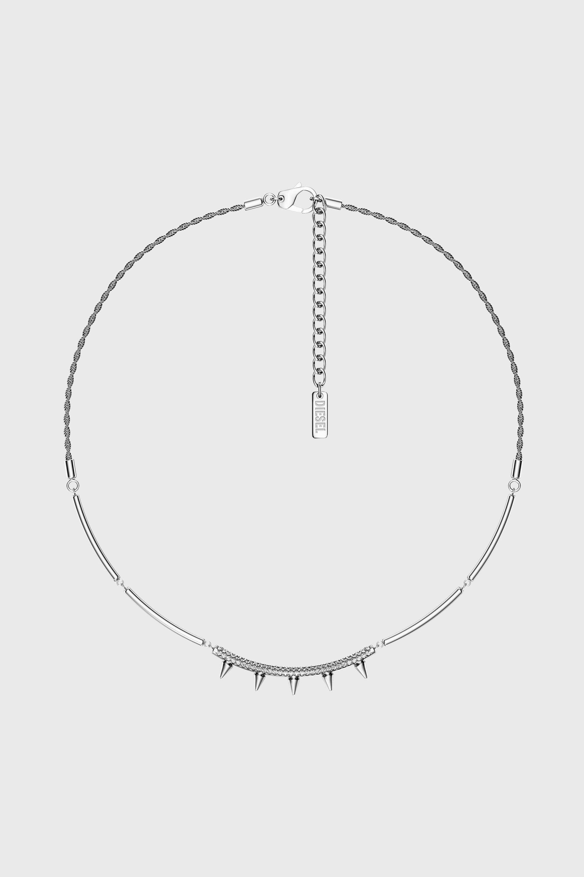 Diesel - DX1724040, Collier cha&icirc;ne en acier inoxydable Mixte in Gris argent&eacute; - 1