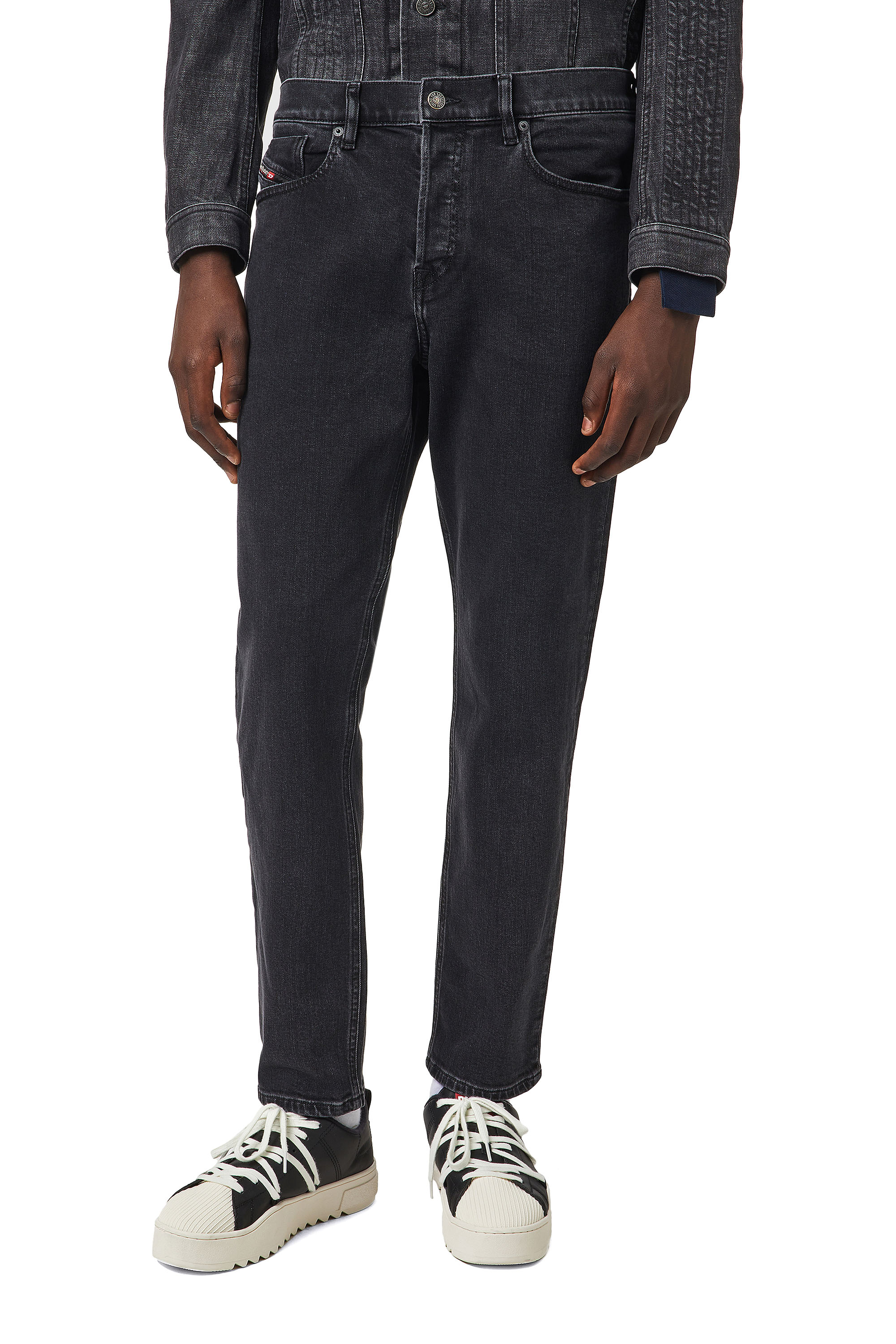 D-Fining 09A14, Noir/Gris foncé - Jeans