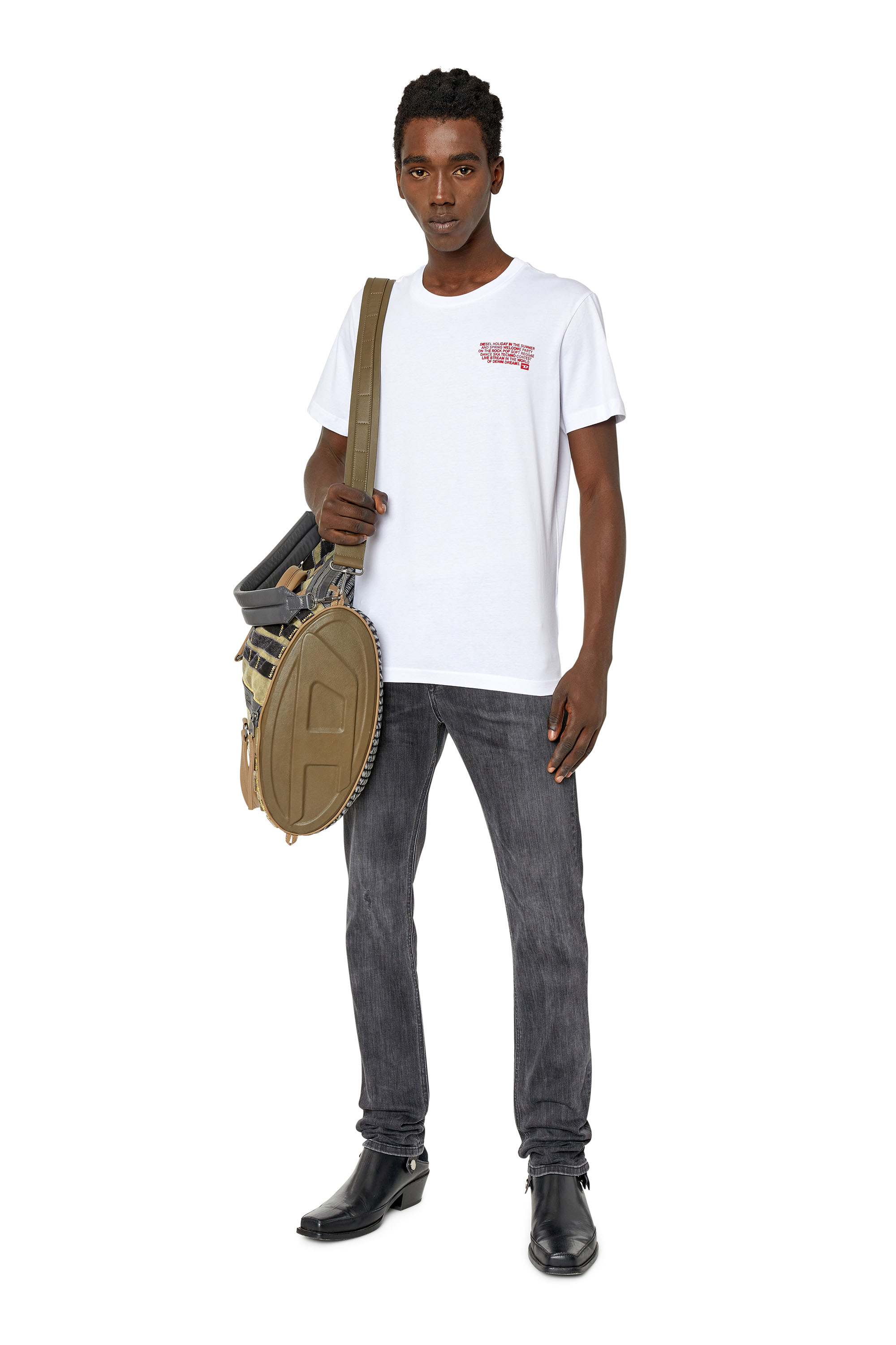 Diesel - T-DIEGOR-K57, Rouge/Blanc - Image 2