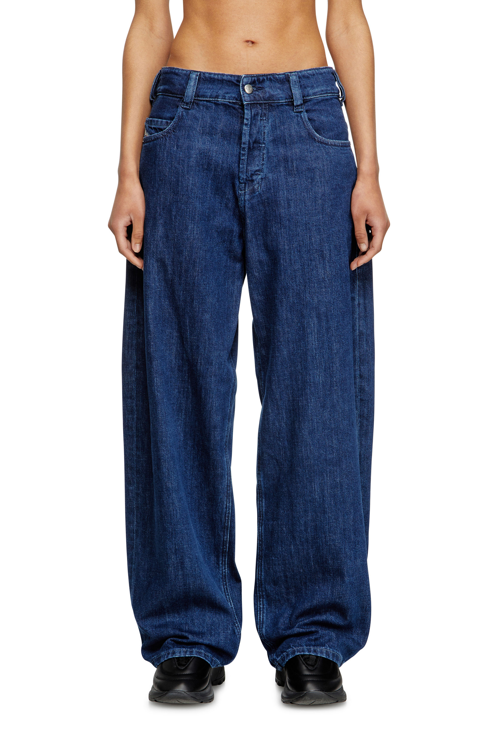 Diesel - Relaxed Jeans 1997 D-Enim-M 0DBDX Mixte, Bleu Foncé - Image 1