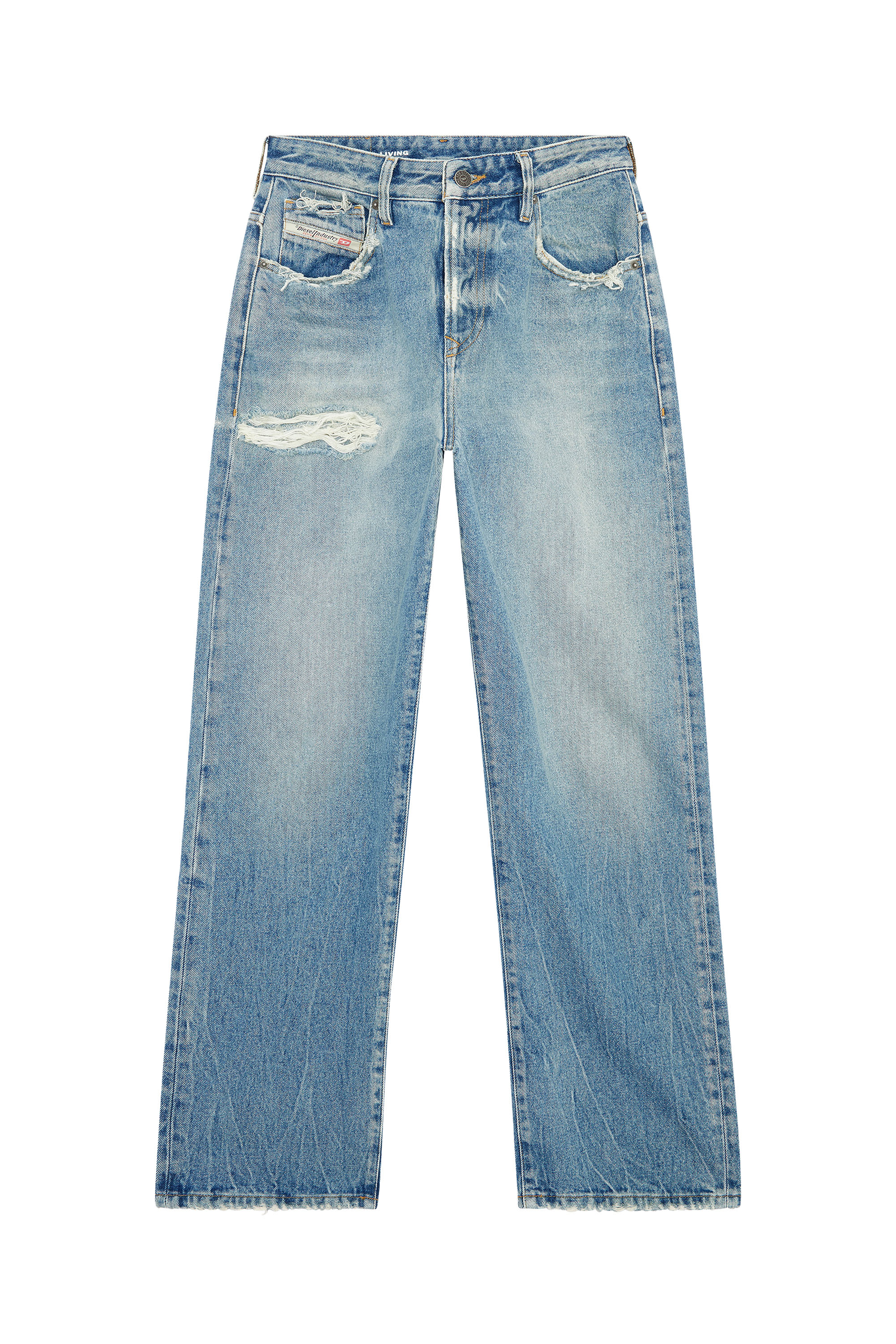 Diesel - 1999 D-REGGY 007N3 Straight Jeans, Bleu moyen - Image 3