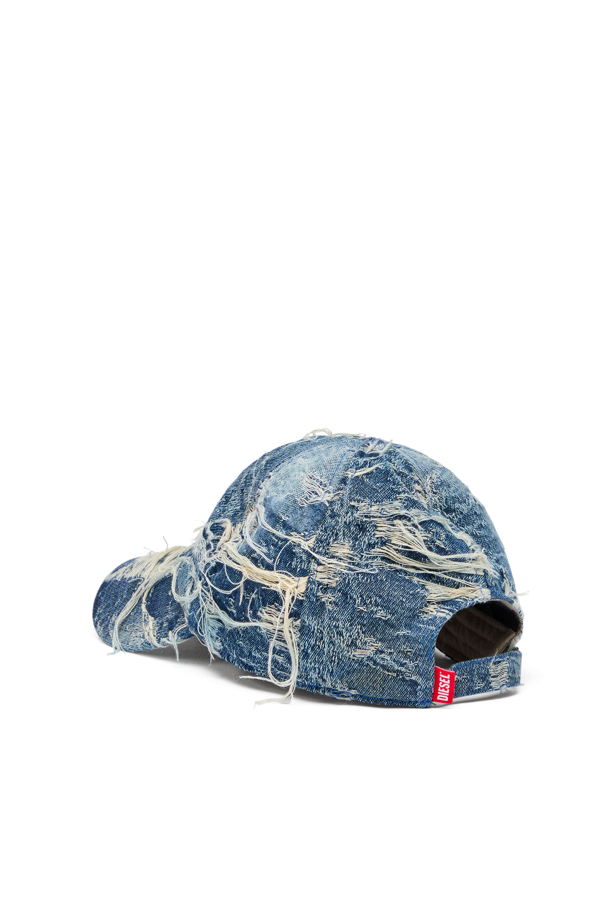 Diesel - C-ASSIDY, Casquette de baseball en denim vieilli Homme in Bleu - 2