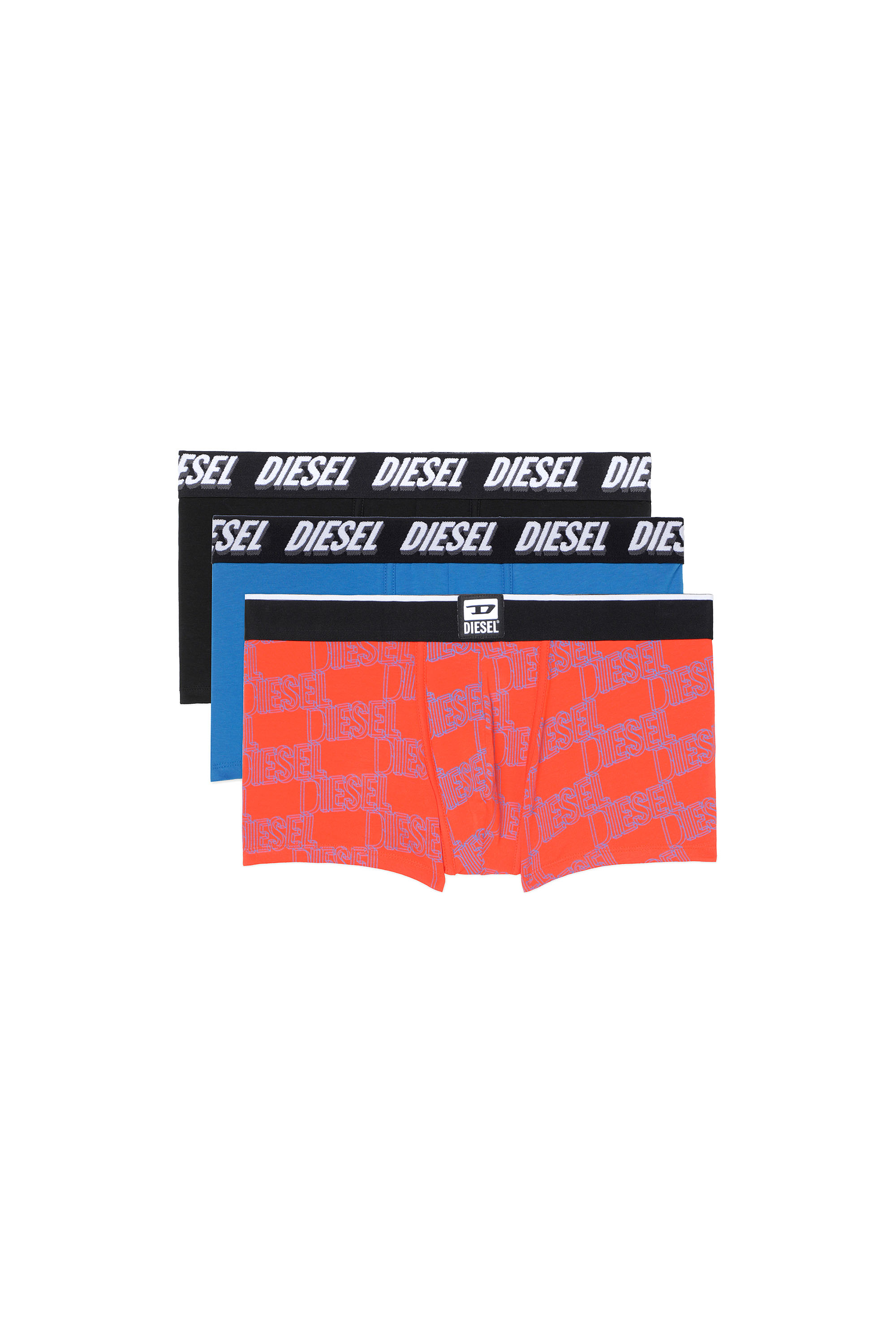 UMBX-DAMIENTHREEPACK, Bleu/Orange - Boxeurs courts