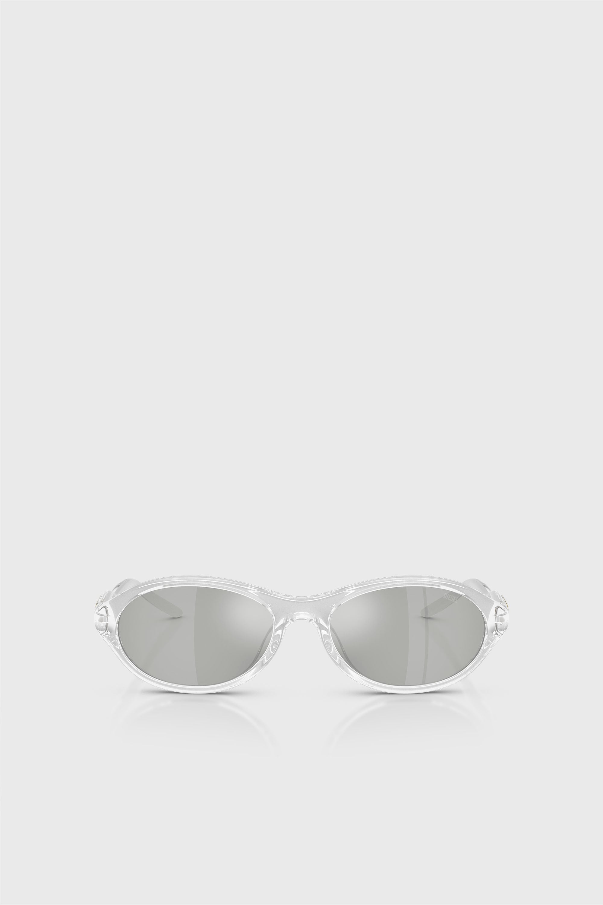 Diesel - 0DL3024U, Lunettes de soleil ovales Mixte in Gris argent&eacute; - 1