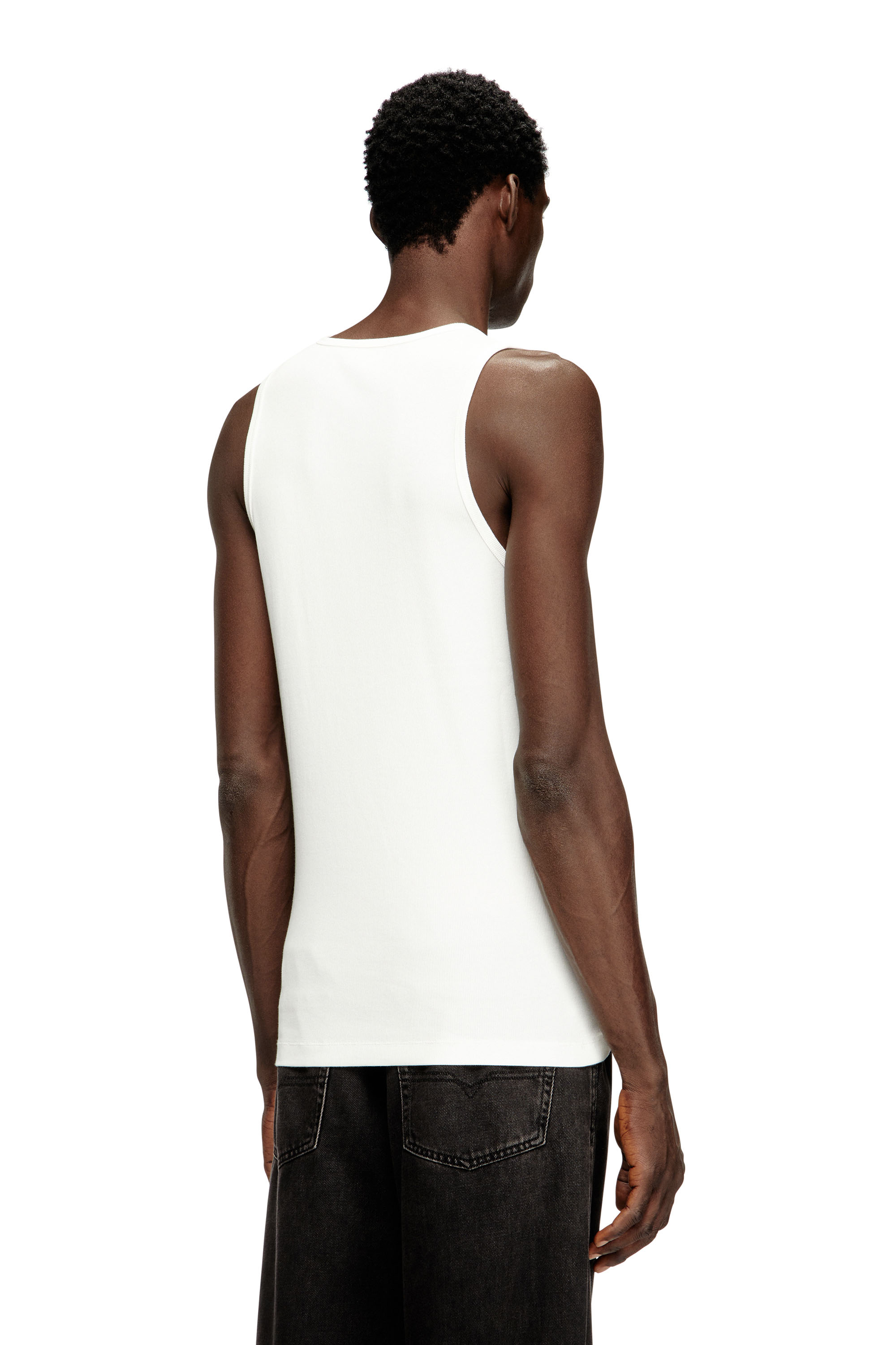 Diesel - T-LIFTY-IOD, Débardeur en coton avec logo Homme in Blanc - 4