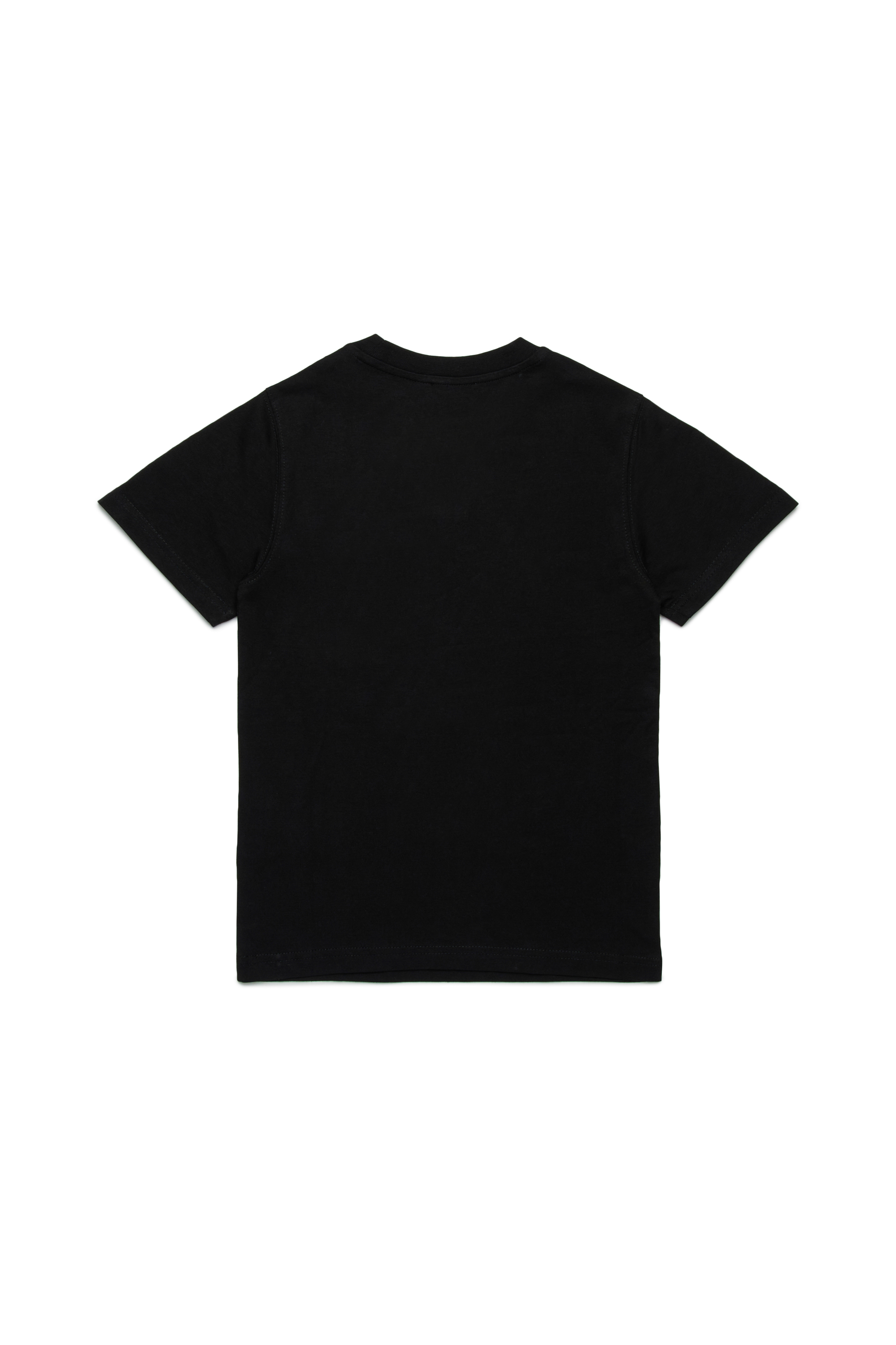 Diesel - TXDIEGO, T-shirt en coton avec écusson Homme in Noir - 2