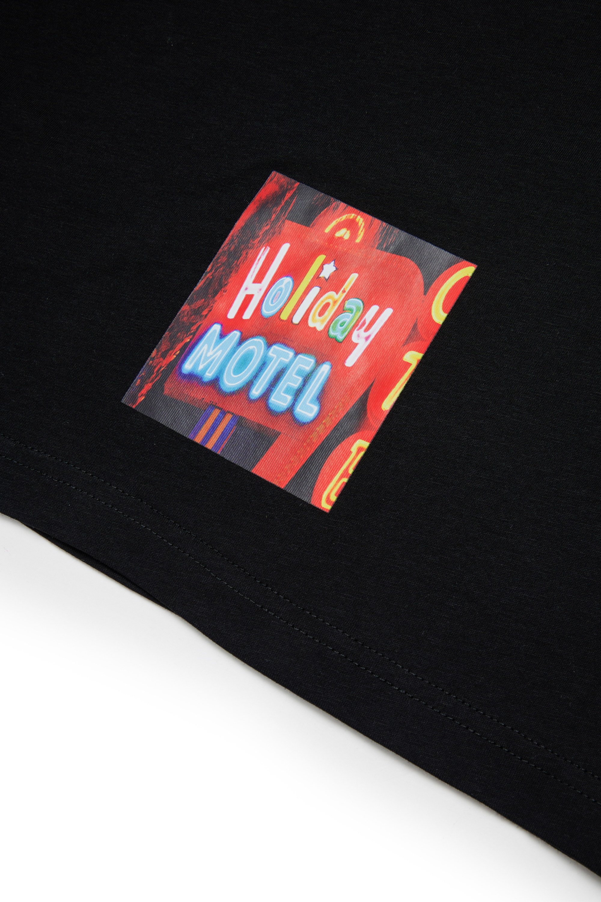 Diesel - TFORMY OVER, T-shirt &agrave; manches longues avec photo prints Homme in Noir - 4