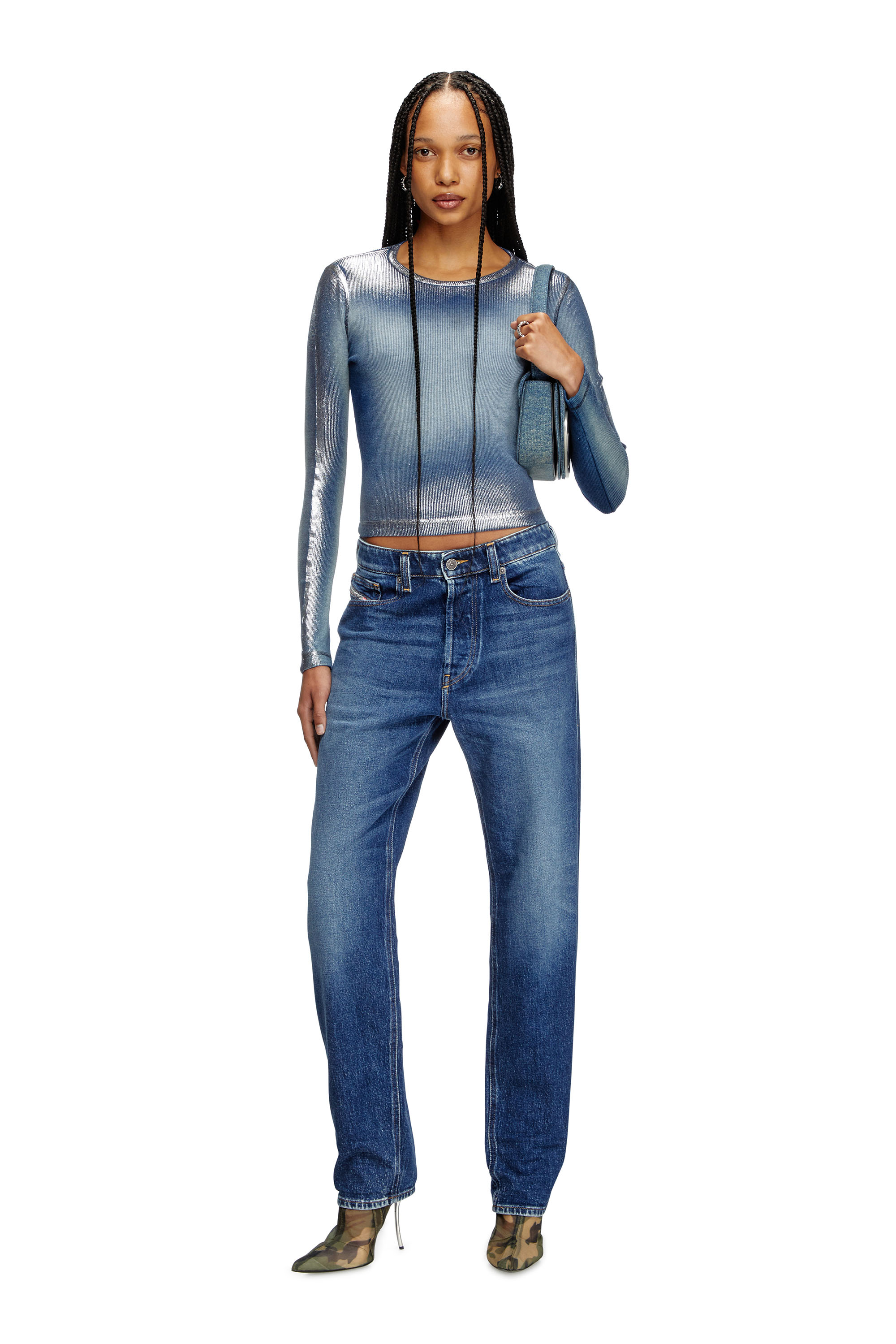 Diesel - Regular Jeans 1988 D-Ark 09L21 Femme, Bleu Foncé - Image 1