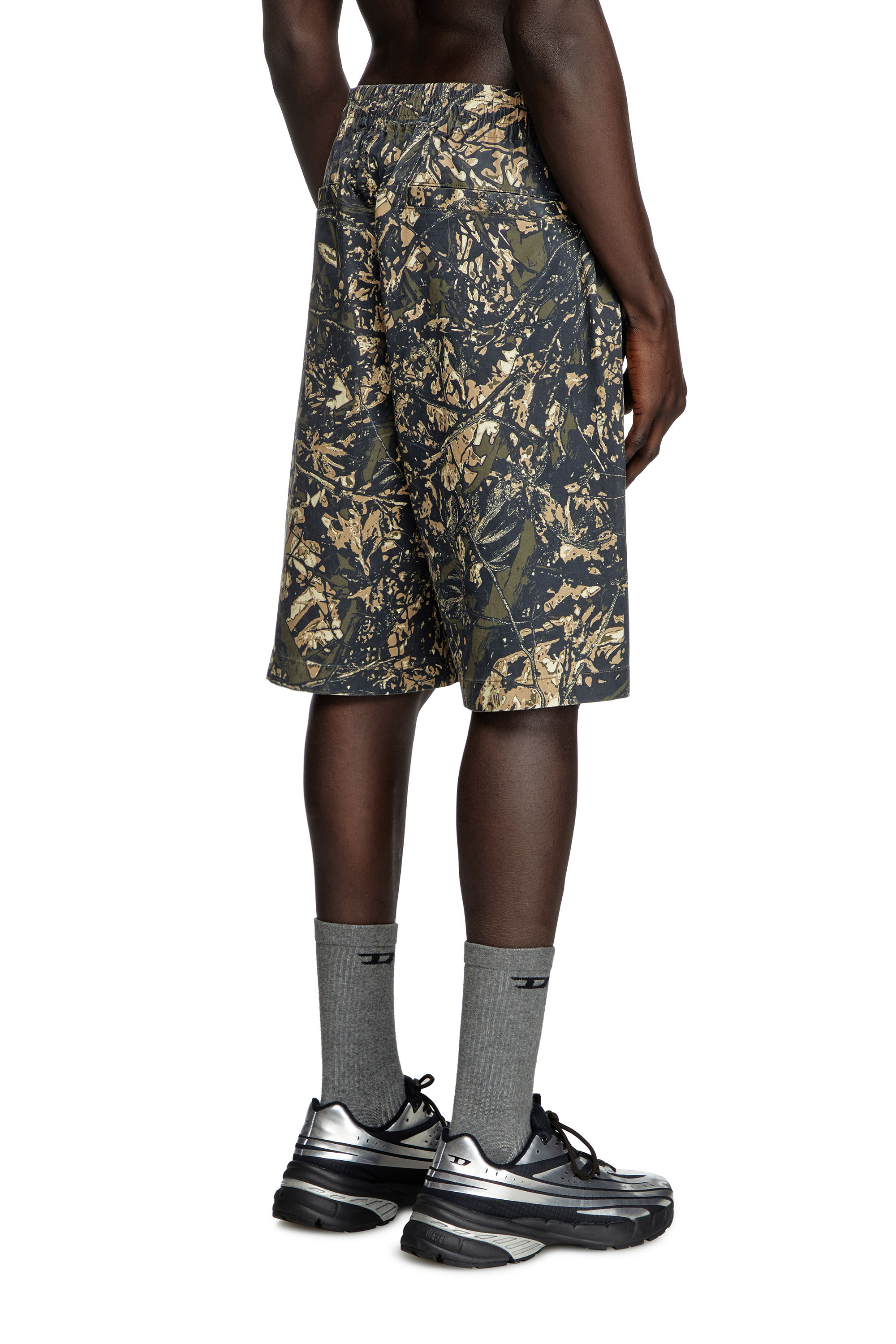 Diesel - P-OPWIK-C, Short longueur genoux avec imprimé camouflage Homme in Polychrome - 4