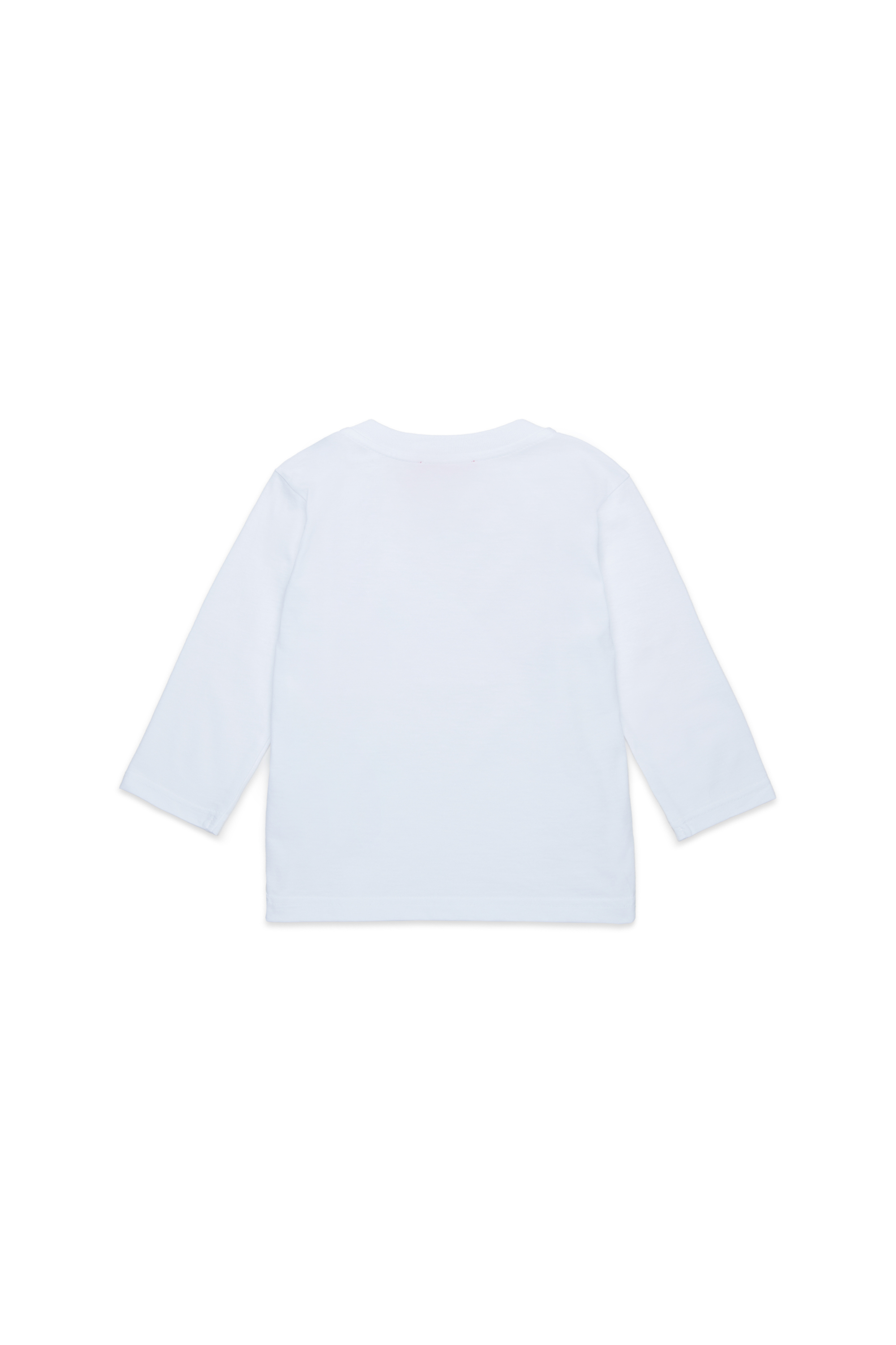 Diesel - TCERBLSB, T-shirt à manches longues avec Oval D Mixte in Blanc - 2