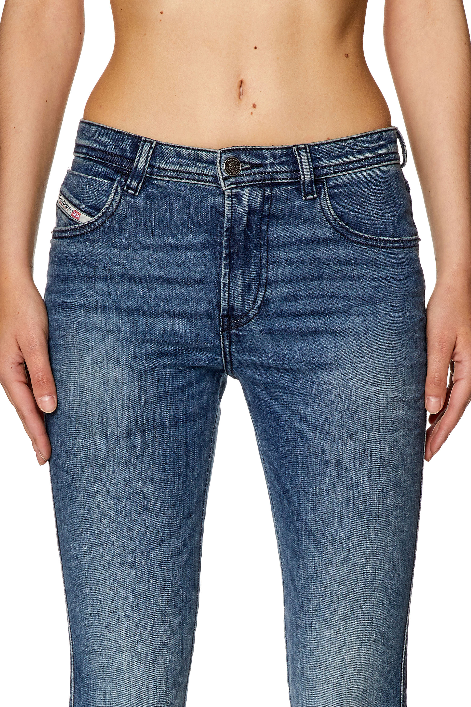 Diesel - Skinny Jeans 2015 Babhila 0LICM, Bleu moyen - Image 3