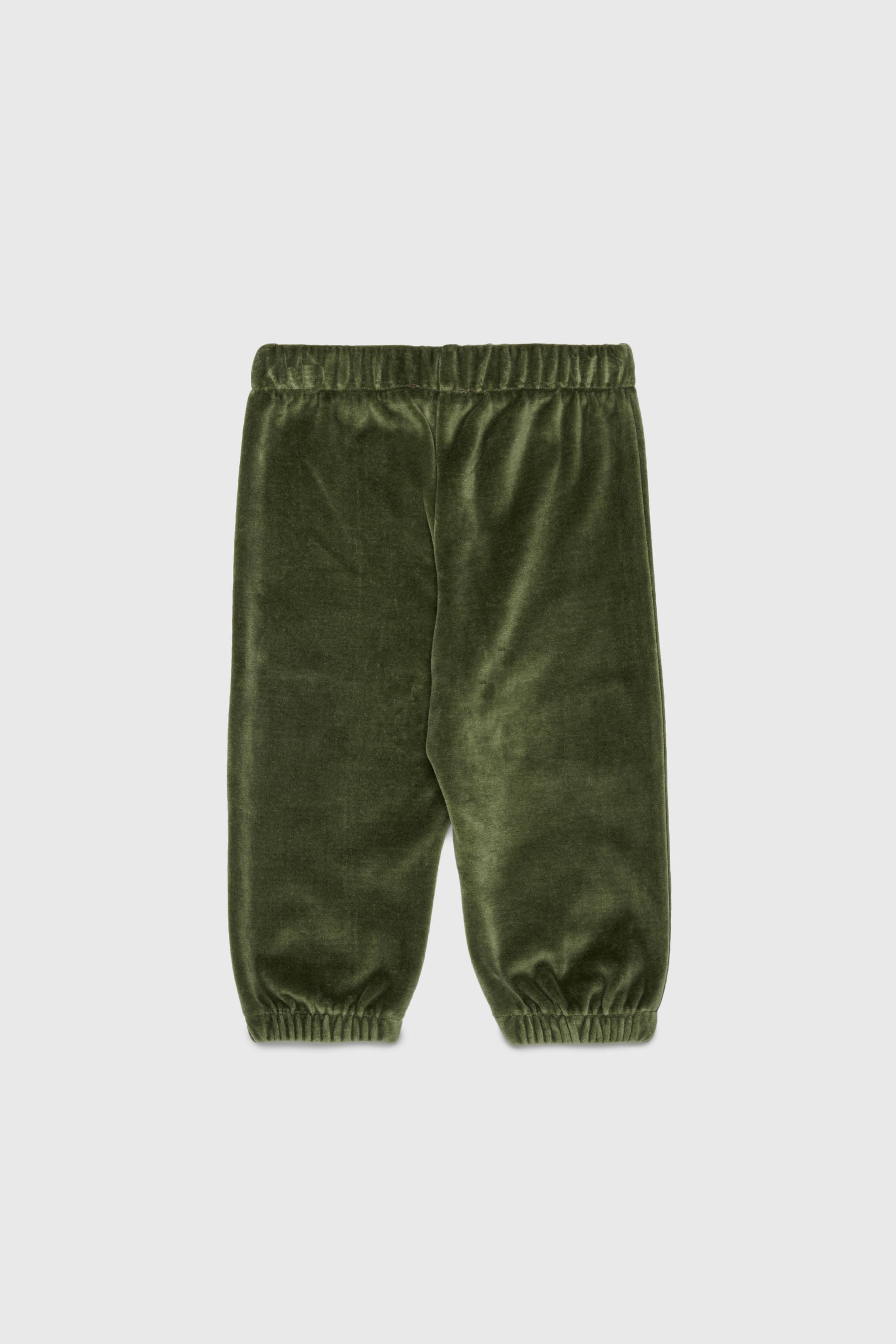 Diesel - PHENIB, Pantalon de surv&ecirc;tement en velours avec broderie Oval D Homme in Vert - 2
