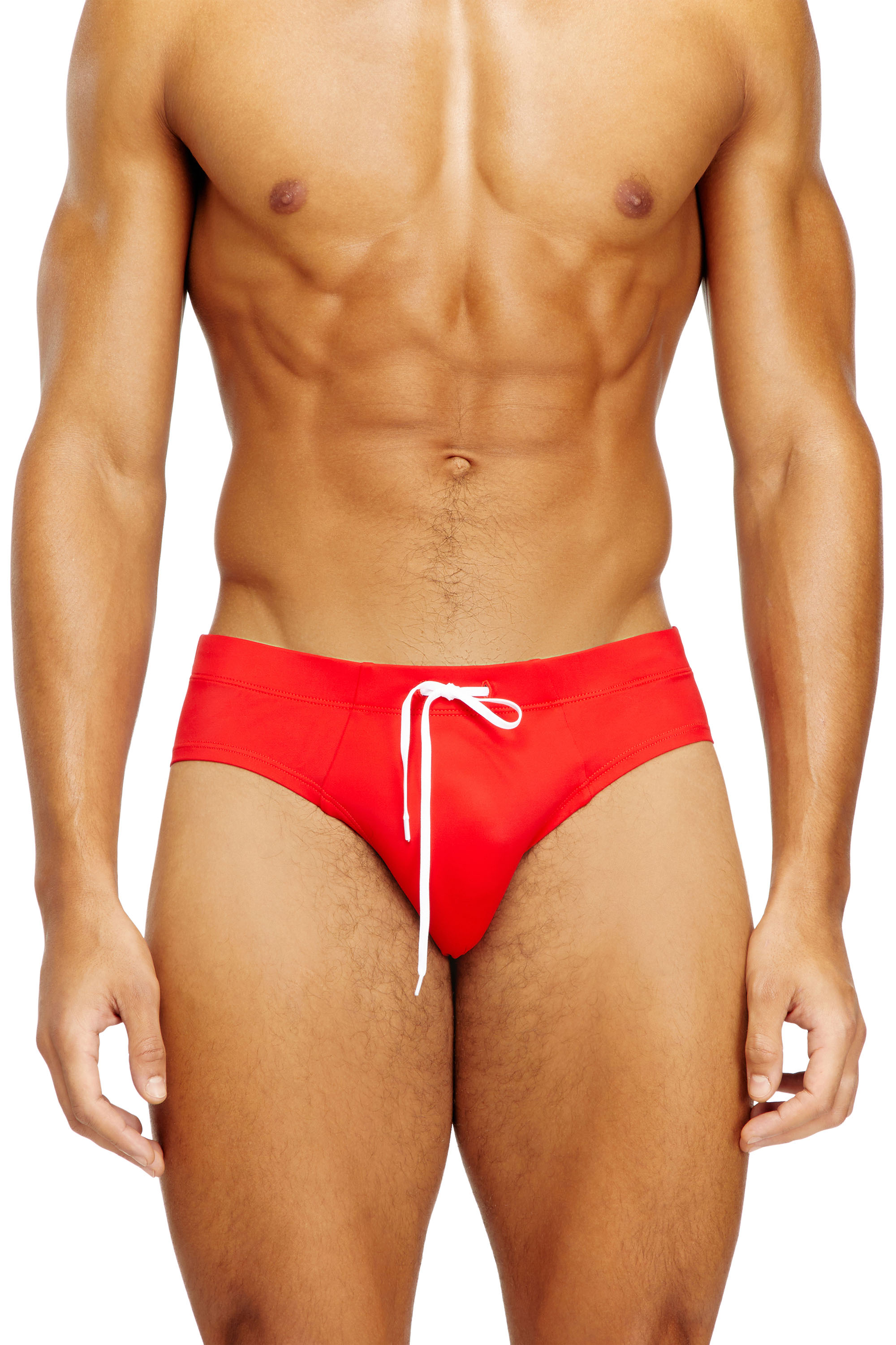 Diesel - ALFIE-D-CORE, Maillot de bain en lycra avec logo au dos Homme in Rouge - 2