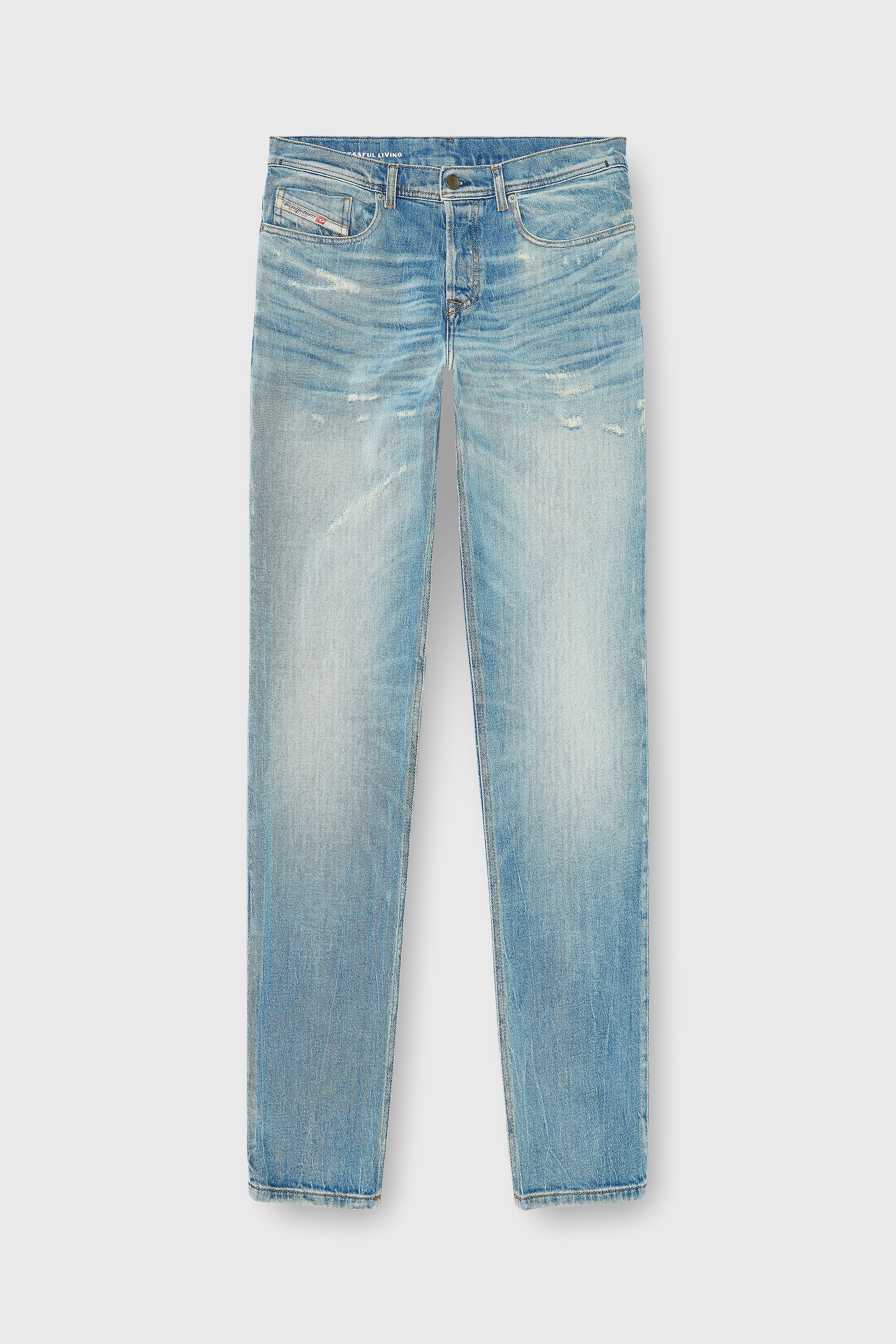 Diesel - Regular Jeans 2023 D-Finitive 09P33 Homme, Bleu Clair - Image 6