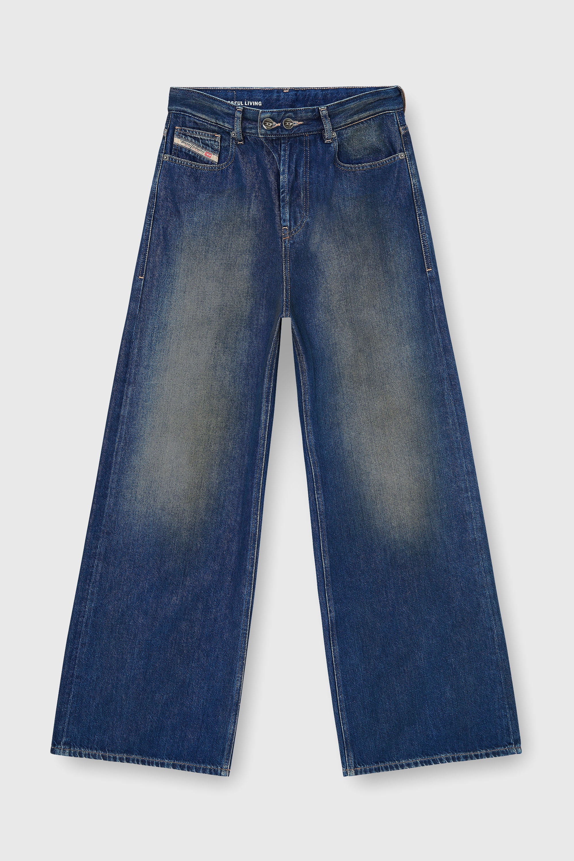 Diesel - Woman's Relaxed Jeans 1996 D-Sire 09P47, Dark Blue - 6