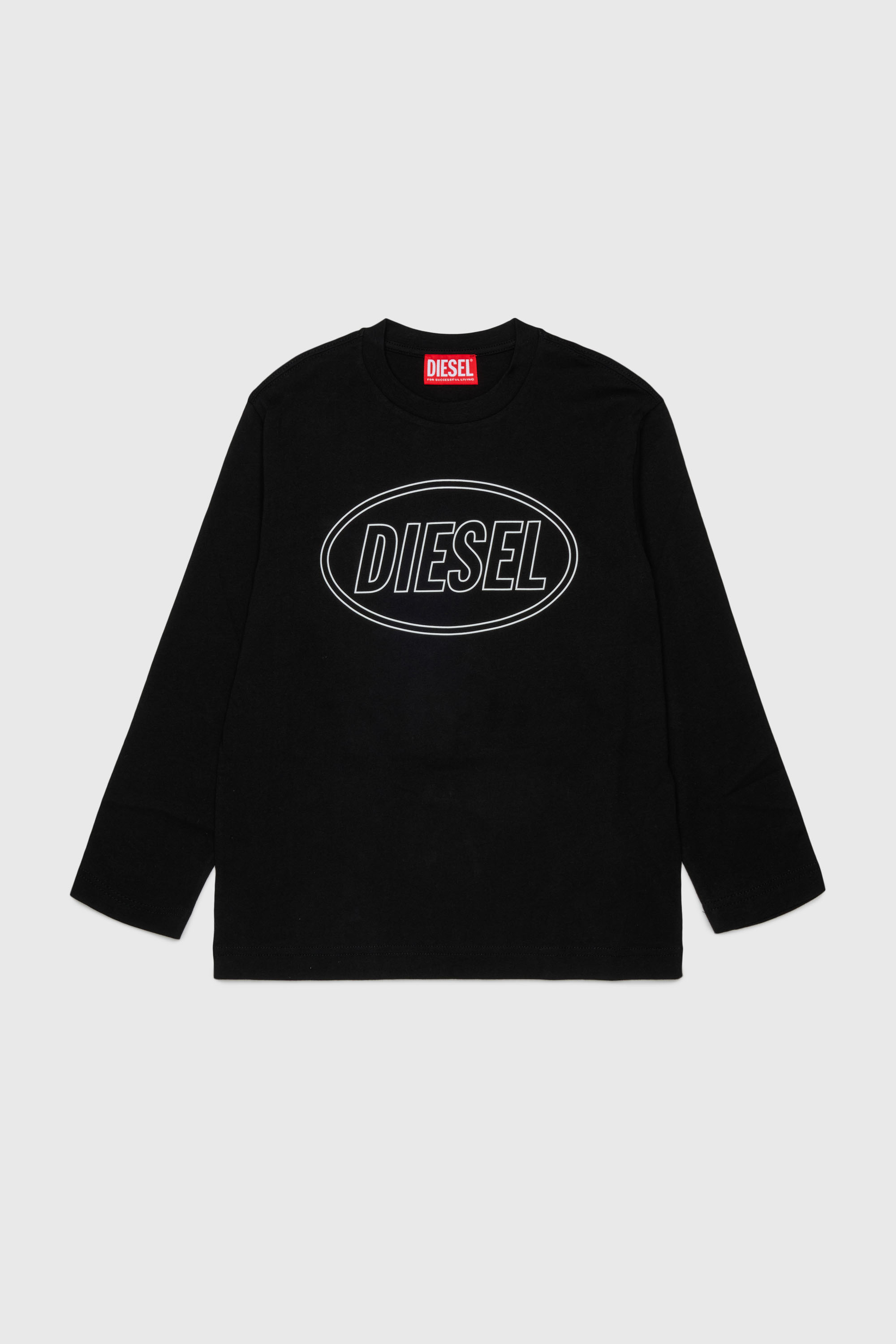 Long-sleeve T-shirt with Oval D logo
